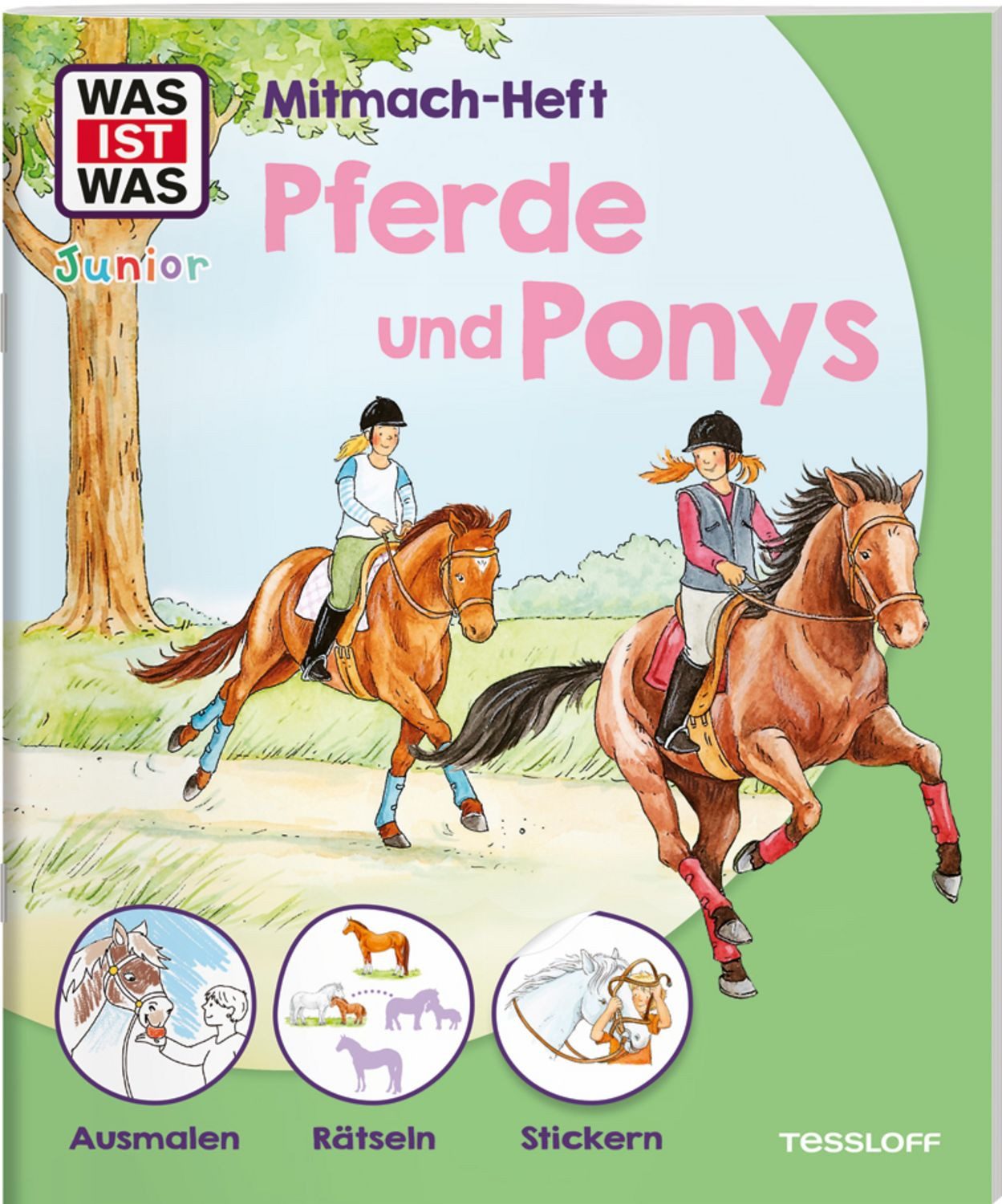 WAS IST WAS Junior Mitmach-Heft Pferde & Ponys / Eva Dix, Sabine Schuck, Ida Schuhmann