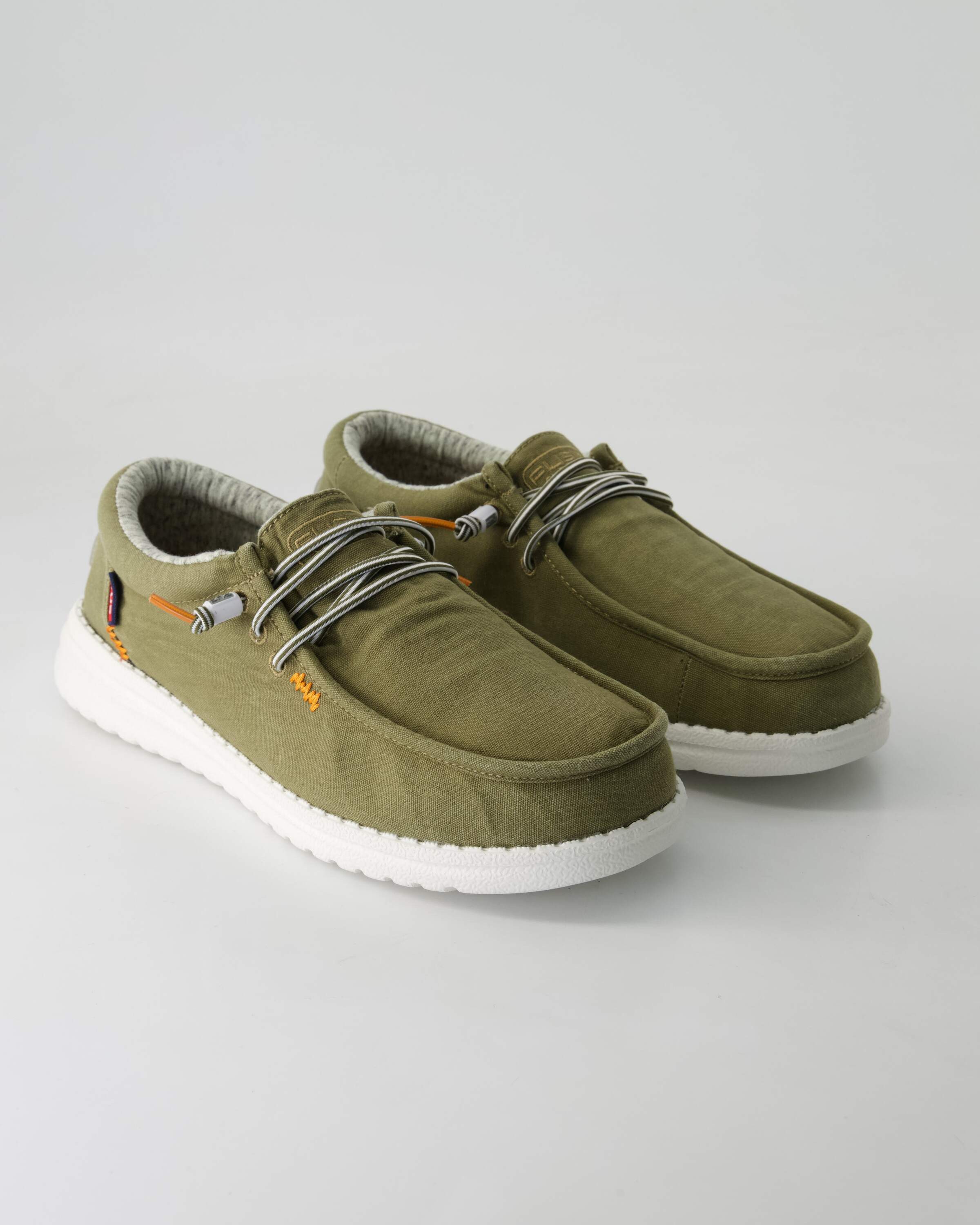 Jack stone washed canvas Slipper