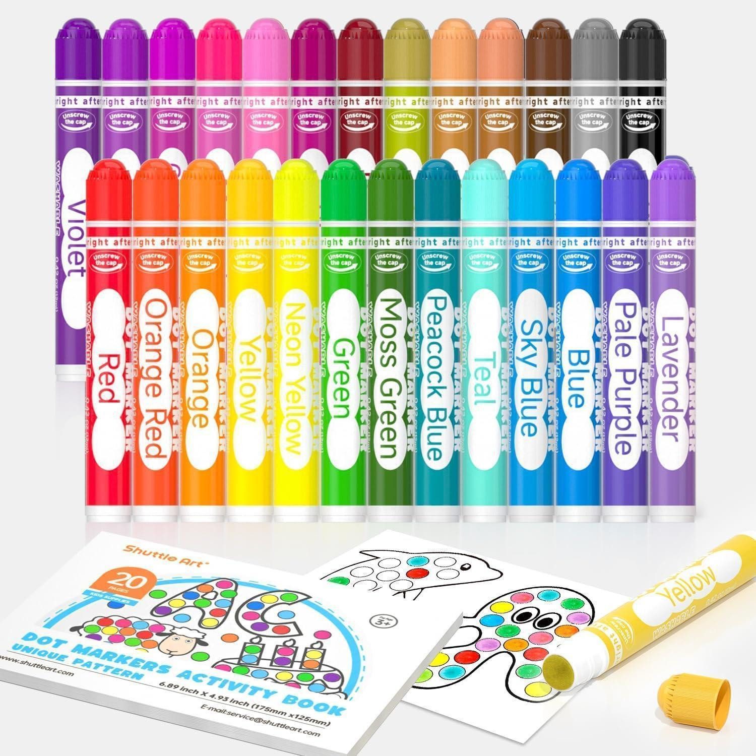 LuxusKollektion Marker Punktmarker Stempel Bingo Kinder Auswaschbar Ungiftig 26