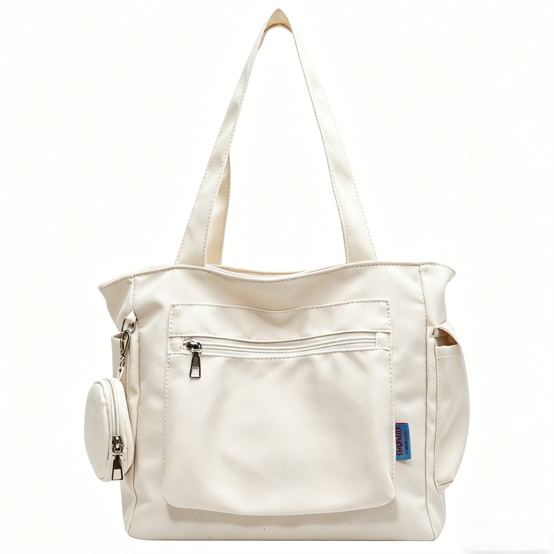 Mutig Umhängetasche Damen-Handtasche, Schultertasche, lässig, Canvas mit mehreren Taschen (Groß Umhängetasche, Einkaufstaschen mit Reißverschluss Innenfach, Tragetasche Leichte, Mit kleiner Geldbörse Elegante Modische), Tote Bag für Arbeit Büro Reisen Einkaufen Schule