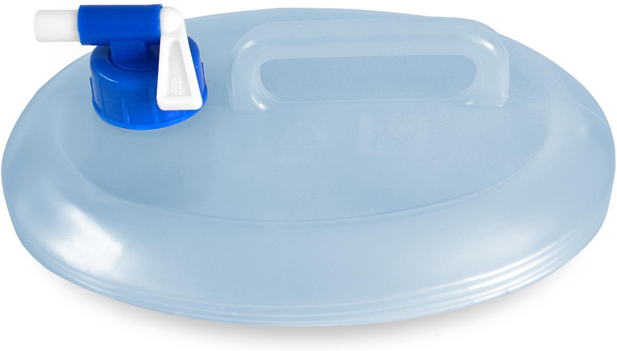 Yuancan Kanister Lebensmittelecht Liter normani Wasserbehälter 10 St), Faltbarer Faltkanister Falteimer - Hahn Wasserkanister Trinkwasserkanister mit (1