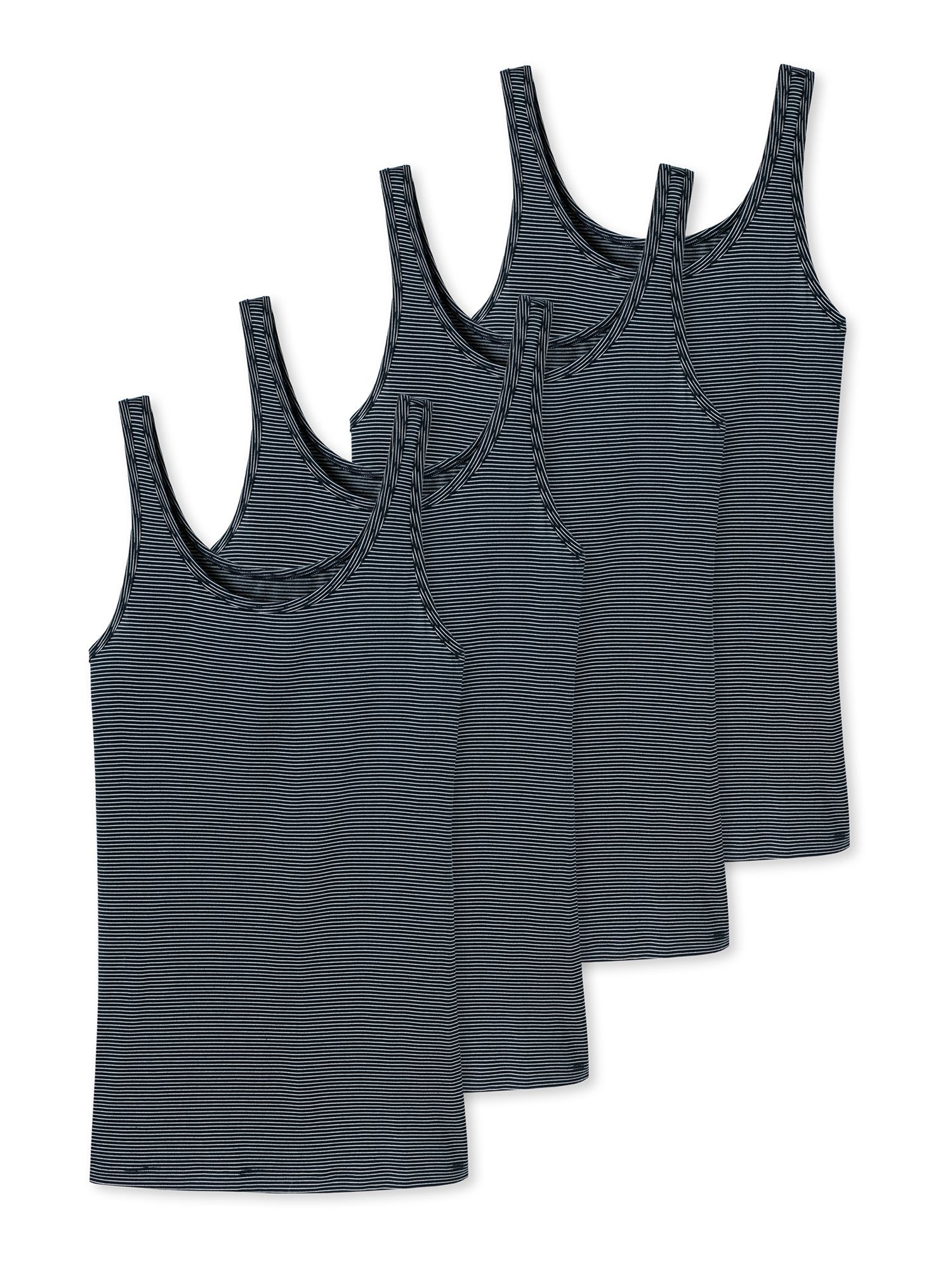 Schiesser Spaghettitop Modal Essentials (4-tlg) schmale günstig online kaufen