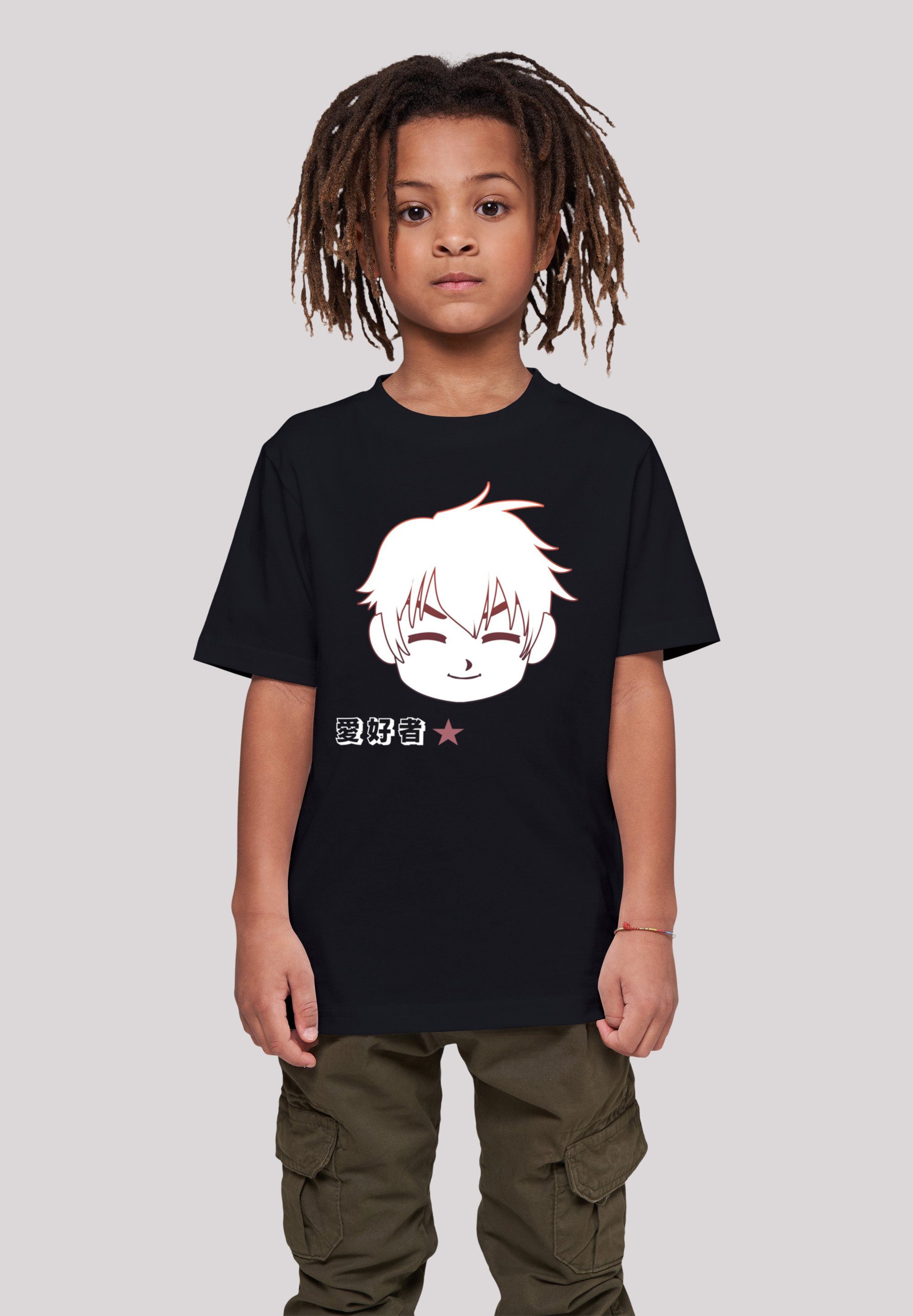 F4NT4STIC T-Shirt Manga Boy Japan Print schwarz