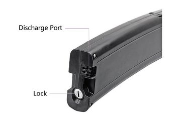 PowerSmart FR18 E-Bike Akku 10,5Ah Elektrofahrradbatterie für AMPERE-Modus faltendes Elektrofahrrad 250W, Panasonic Zellen, Lithium-ion (Li-ion) 10500 mAh (36 V)