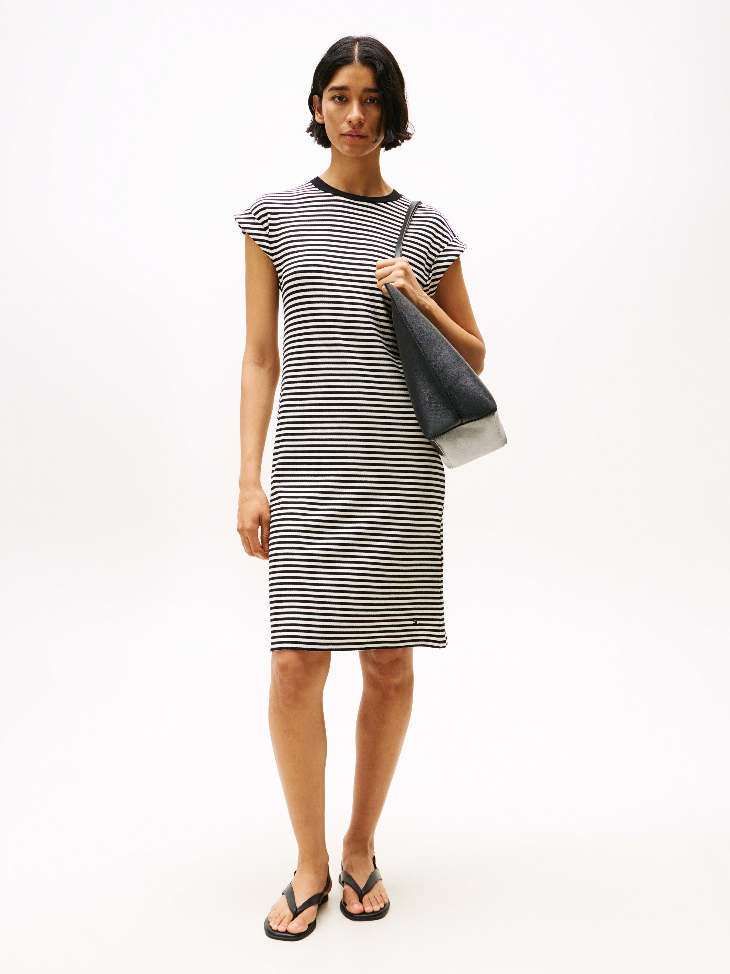 Tommy Hilfiger Shirtkleid RIB SHORT REG TEE DRS günstig online kaufen