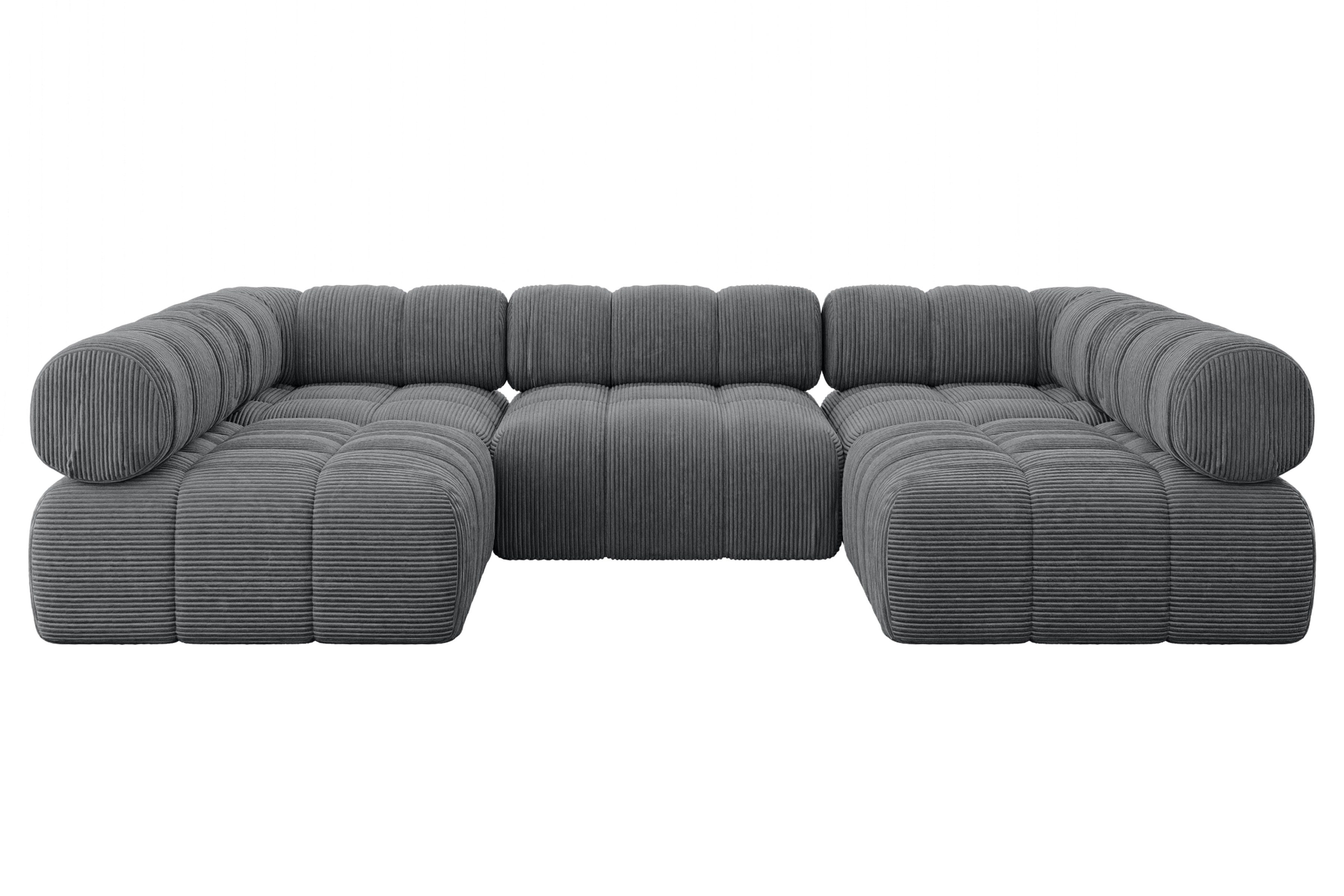 ALTDECOR Wohnlandschaft Garvo-U1, Corner Sofa U-Form günstig online kaufen
