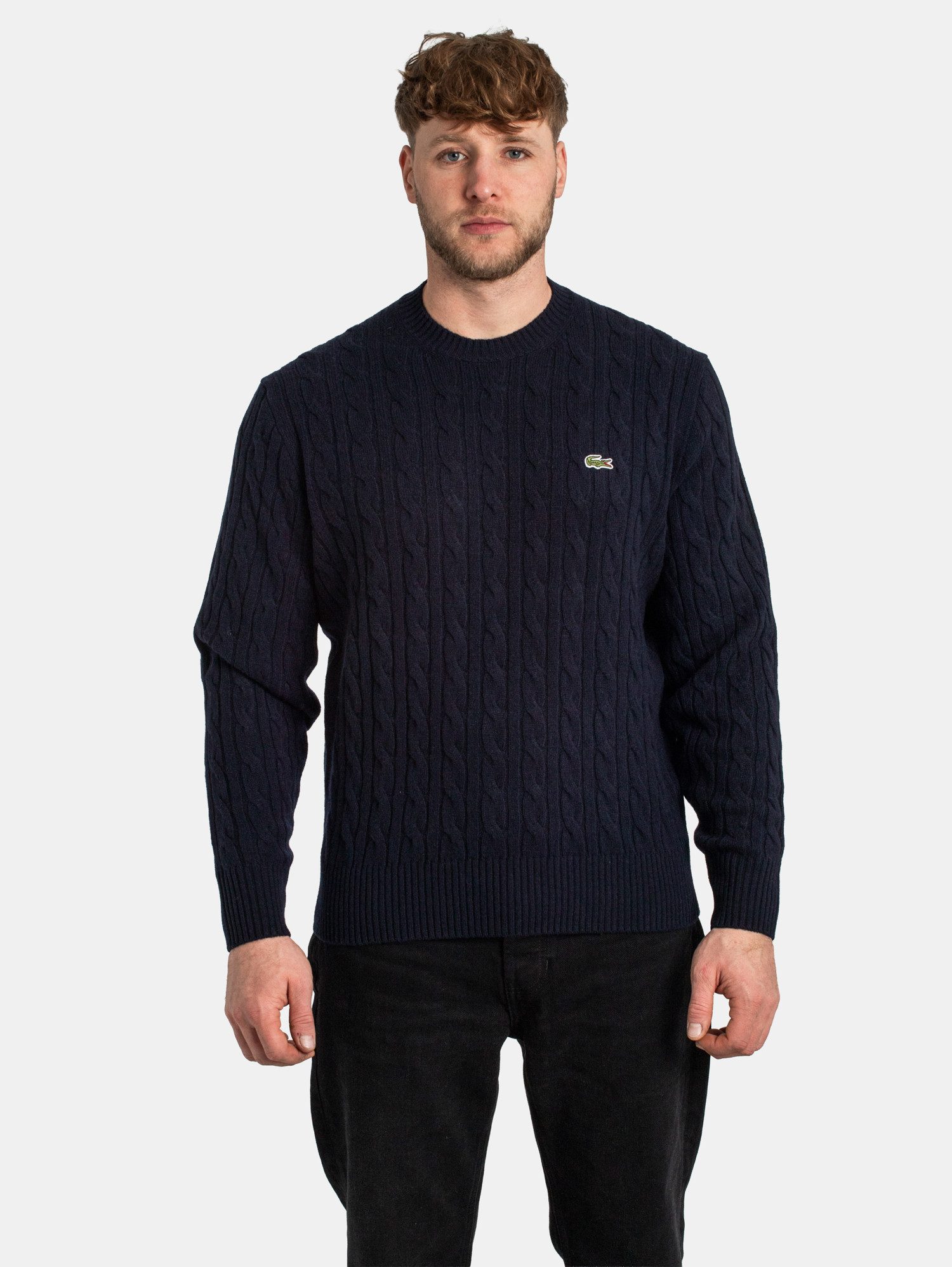 Lacoste Sweatshirt Lacoste Cable Knit Sweater  günstig online kaufen