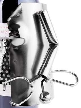 BRUBAKER Weinflaschenhalter Krankenschwester Flaschenhalter, (inklusive Grußkarte), Metall Skulptur, Wein Geschenk