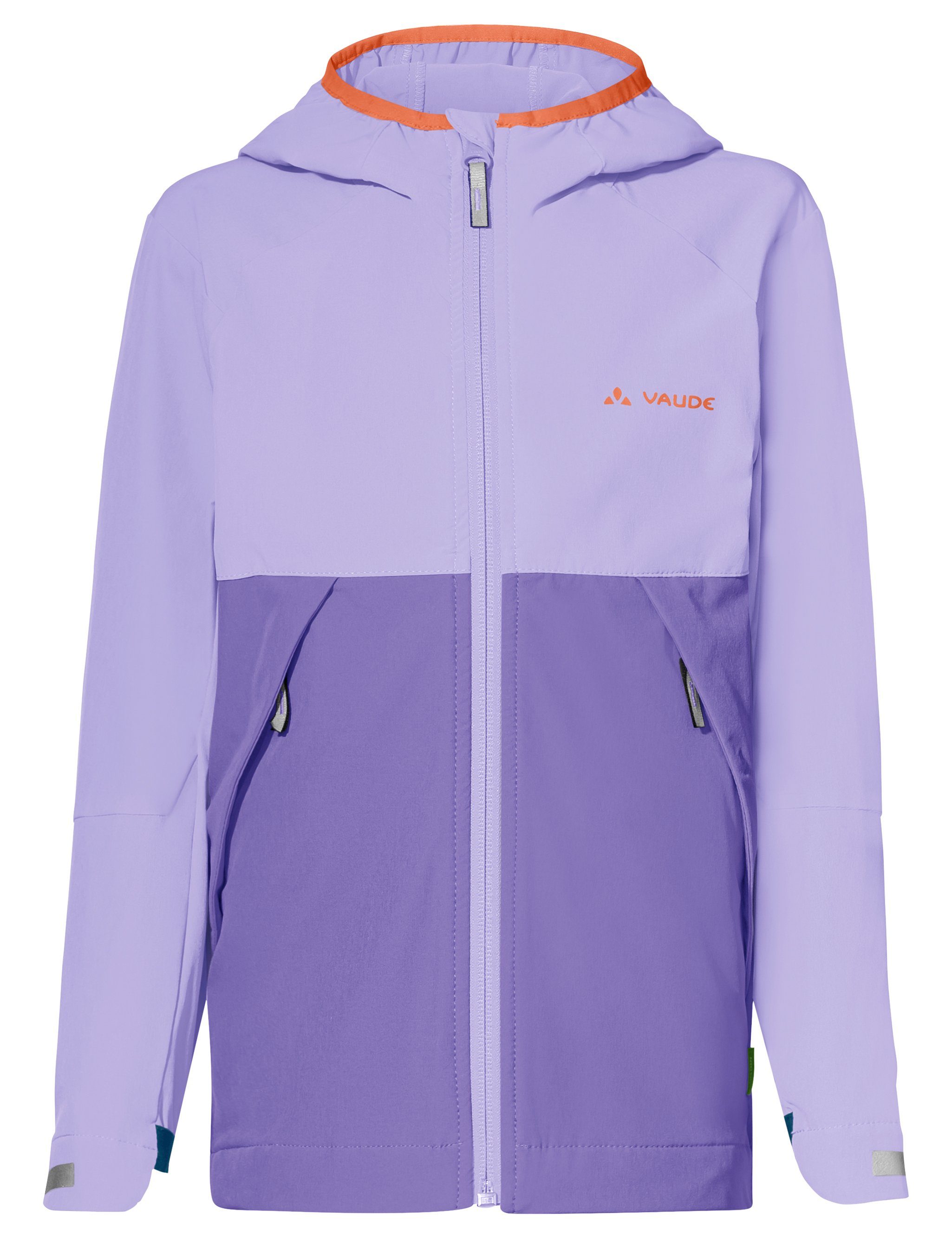 lilac (1-St) kompensiert Kids Moab Outdoorjacke Stretch Klimaneutral Jacket pastel VAUDE