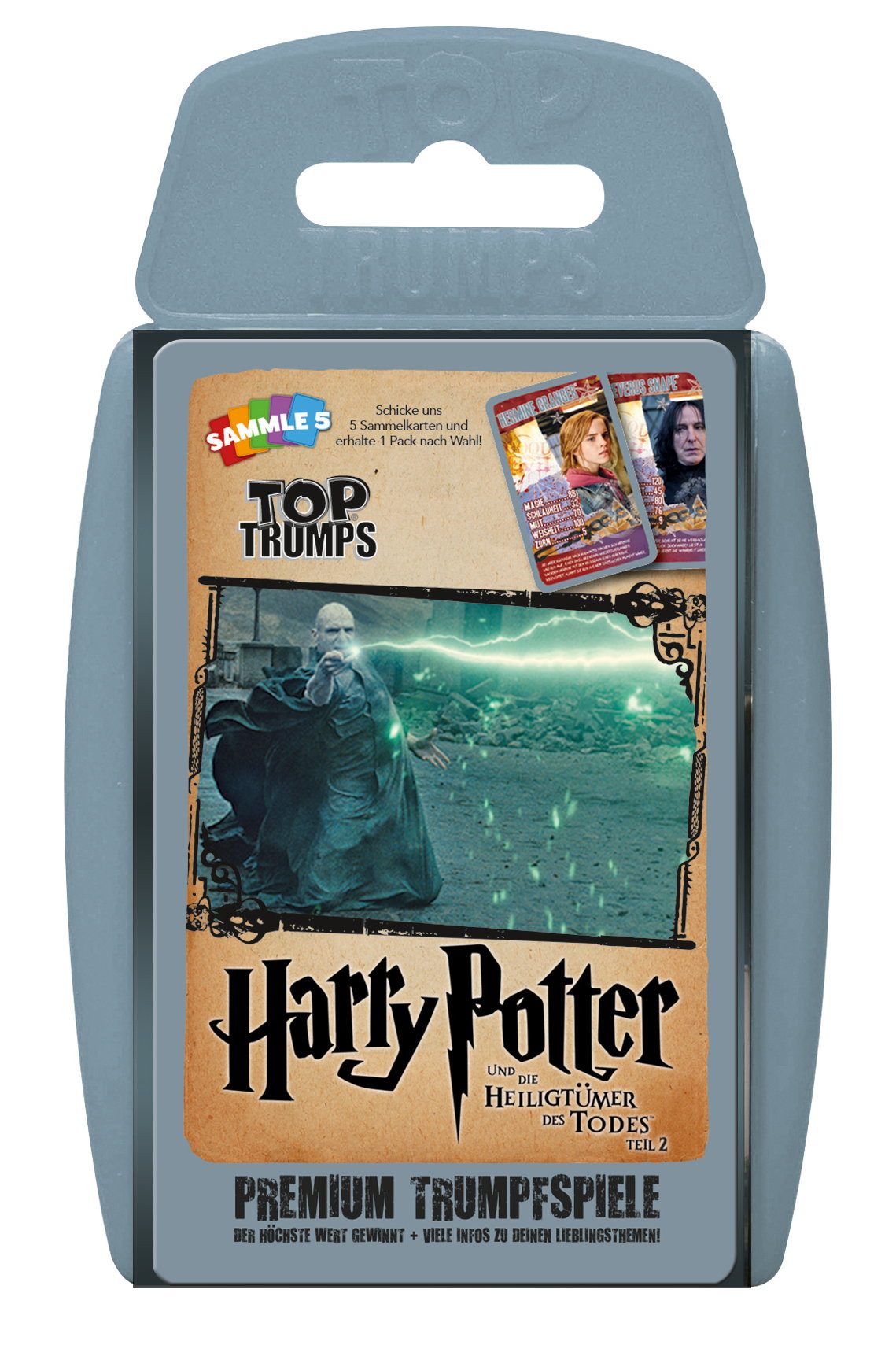 Winning Moves Spiel Top Trumps Harry Potter und die Heiligtümer des Todes 2, Quartett