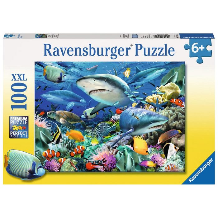 Ravensburger Puzzle Riff Der Haie 100 Puzzleteile