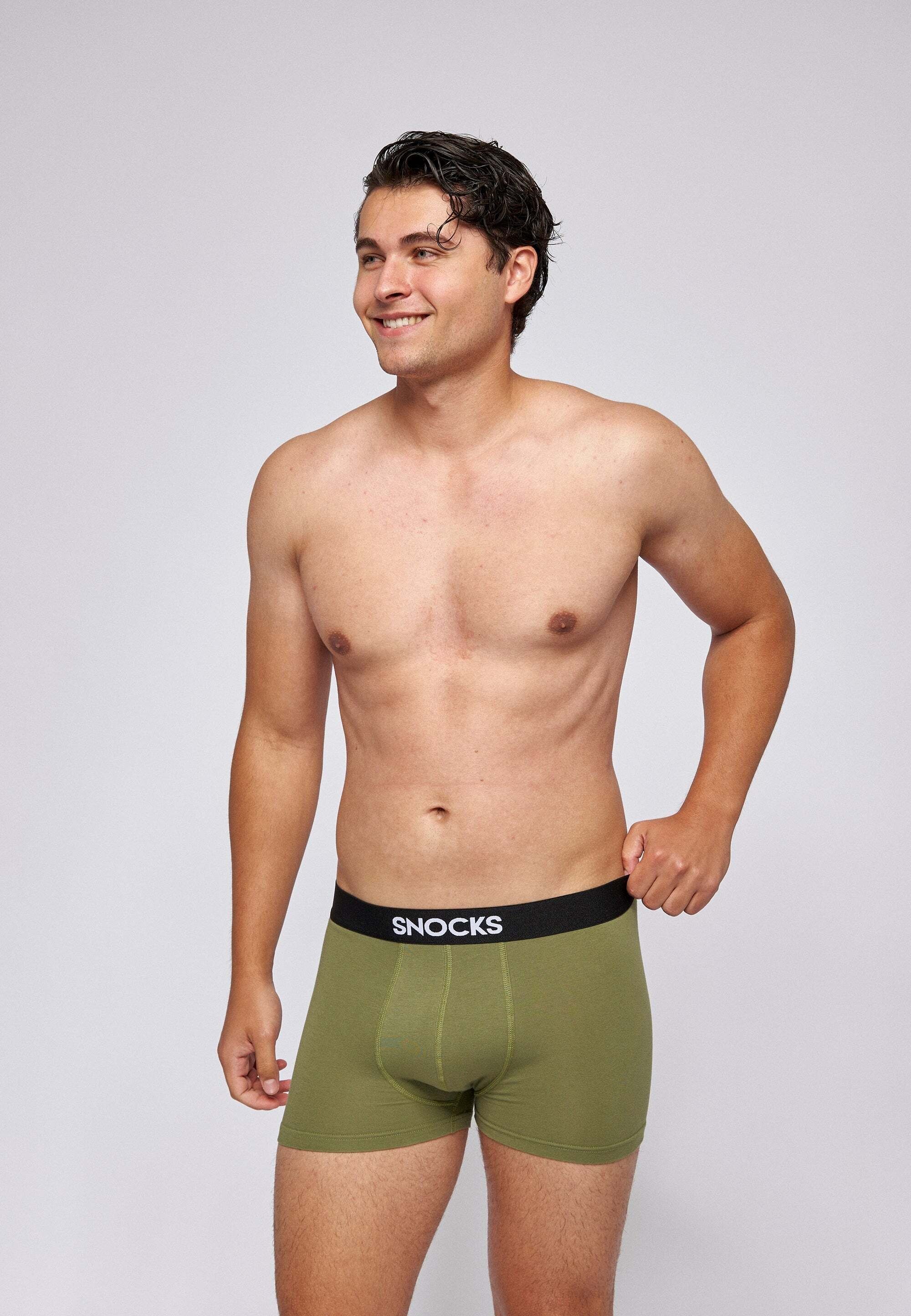 SNOCKS Boxershorts Enge Pants Herren Unterhose (6-St) aus Bio-Baumwolle, ohne kratzenden Zettel – Bild 4 von 5