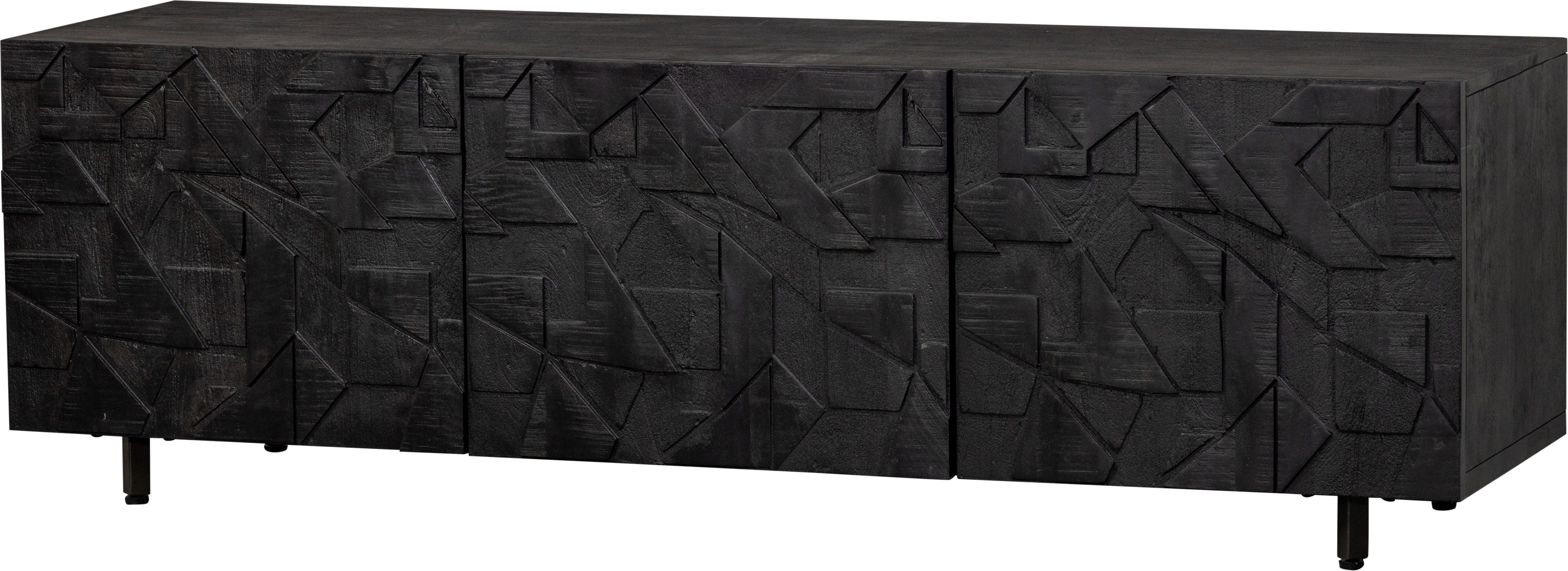 WOOOD Lowboard Counter TV-Kommode, Inklusive geräuschlosem Push-to-Open-System, Breite 176 cm