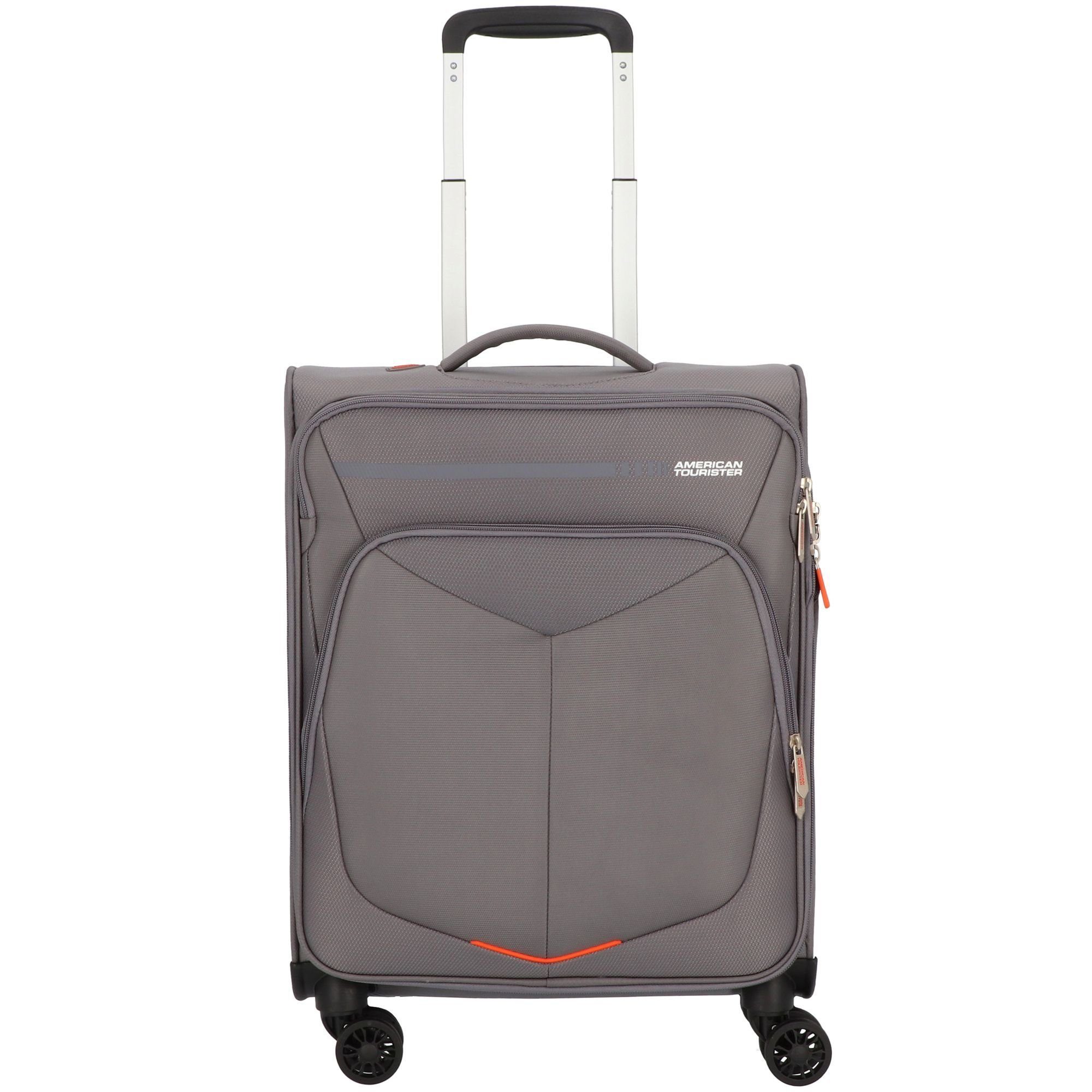American Tourister® Handgepäck-Trolley Summerfunk, 4 Rollen, Polyester titanium grey | Handgepäck-Koffer