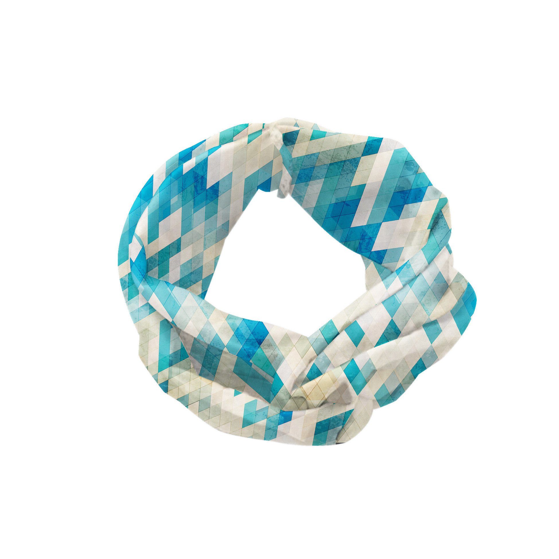 Elastisch accessories Hexagonal Angenehme und Grunge Stirnband Abstrakt Blau alltags Abakuhaus