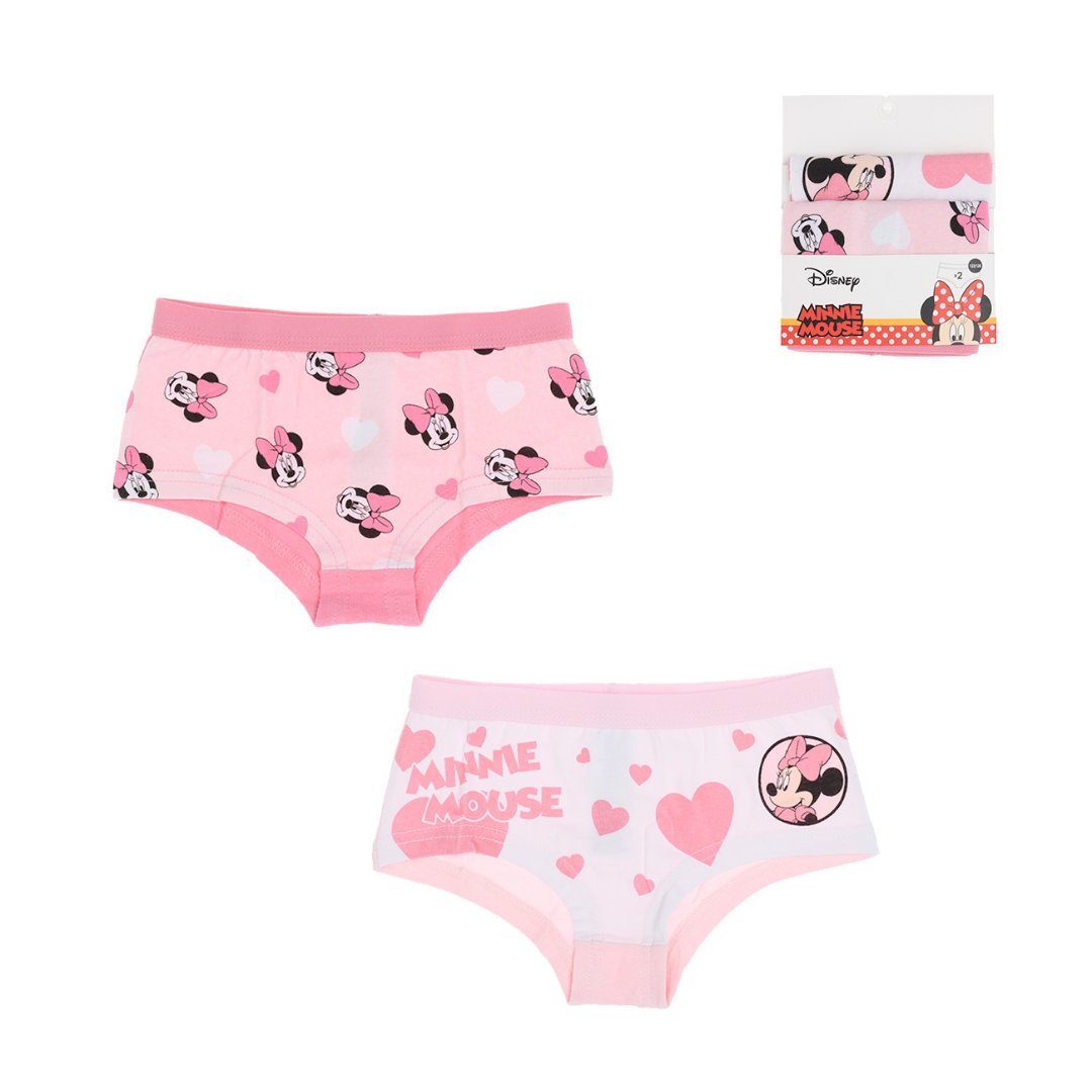 Disney Minnie Mouse Panty Minnie Mädchen cm (2-St) Maus Unterwäsche - Hipster Gr.92-128