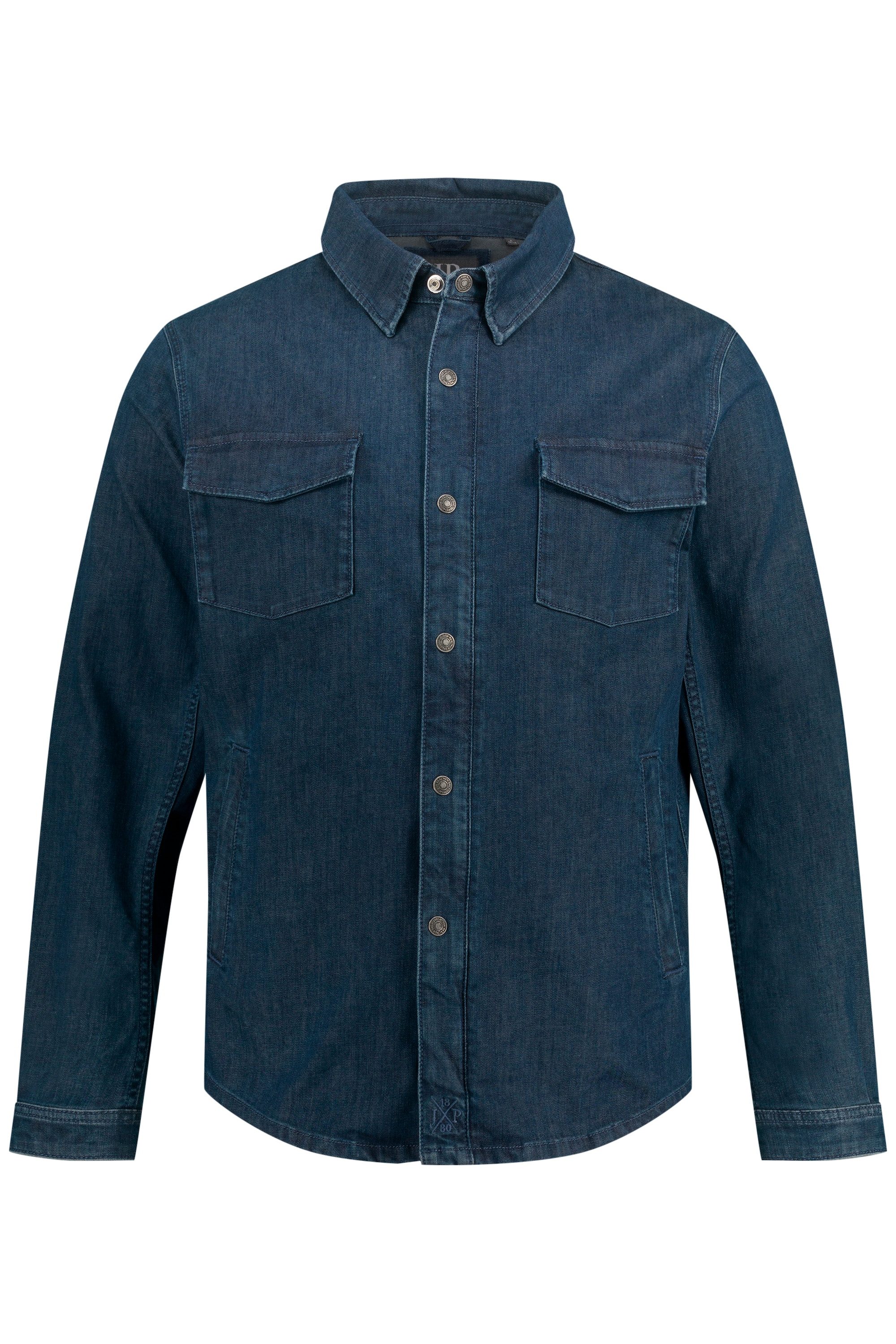 JP1880 Funktionsjacke Jeansjacke verdeckter Zipper Brusttaschen günstig online kaufen