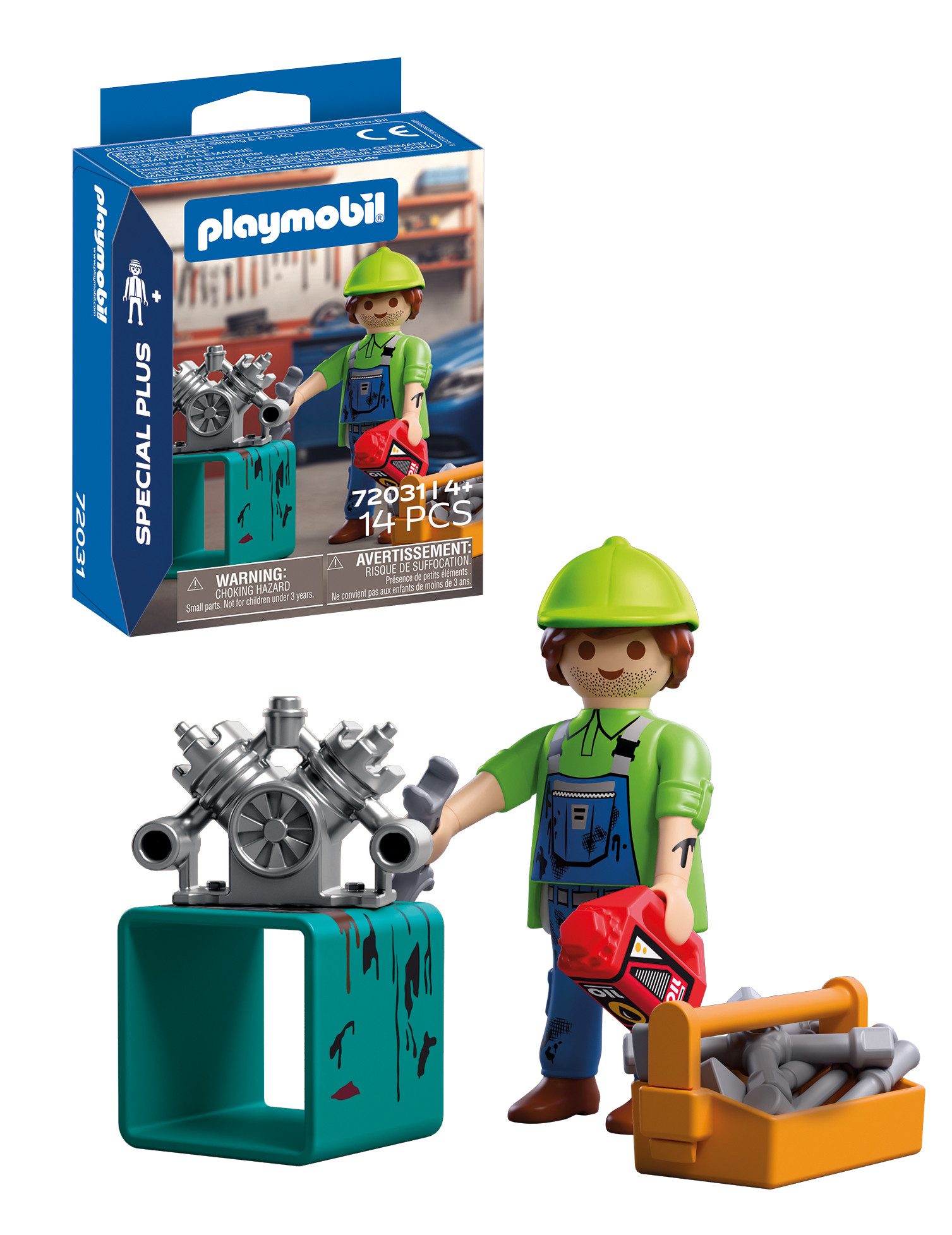Playmobil® Mechaniker (72031), City Action Konstruktions-Spielset, (14 St) günstig online kaufen