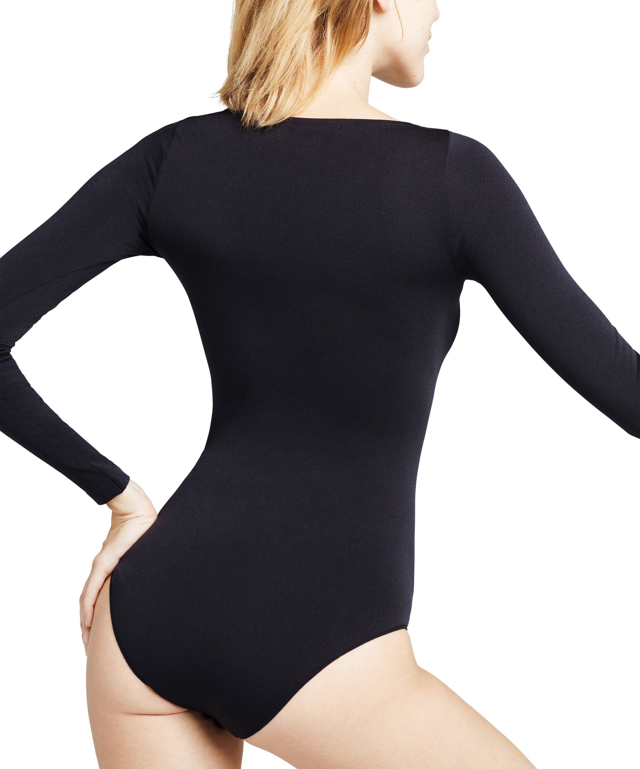 FALKE Body Fine Cotton Body rundum nahtlos (1-tlg) rundum nahtlos