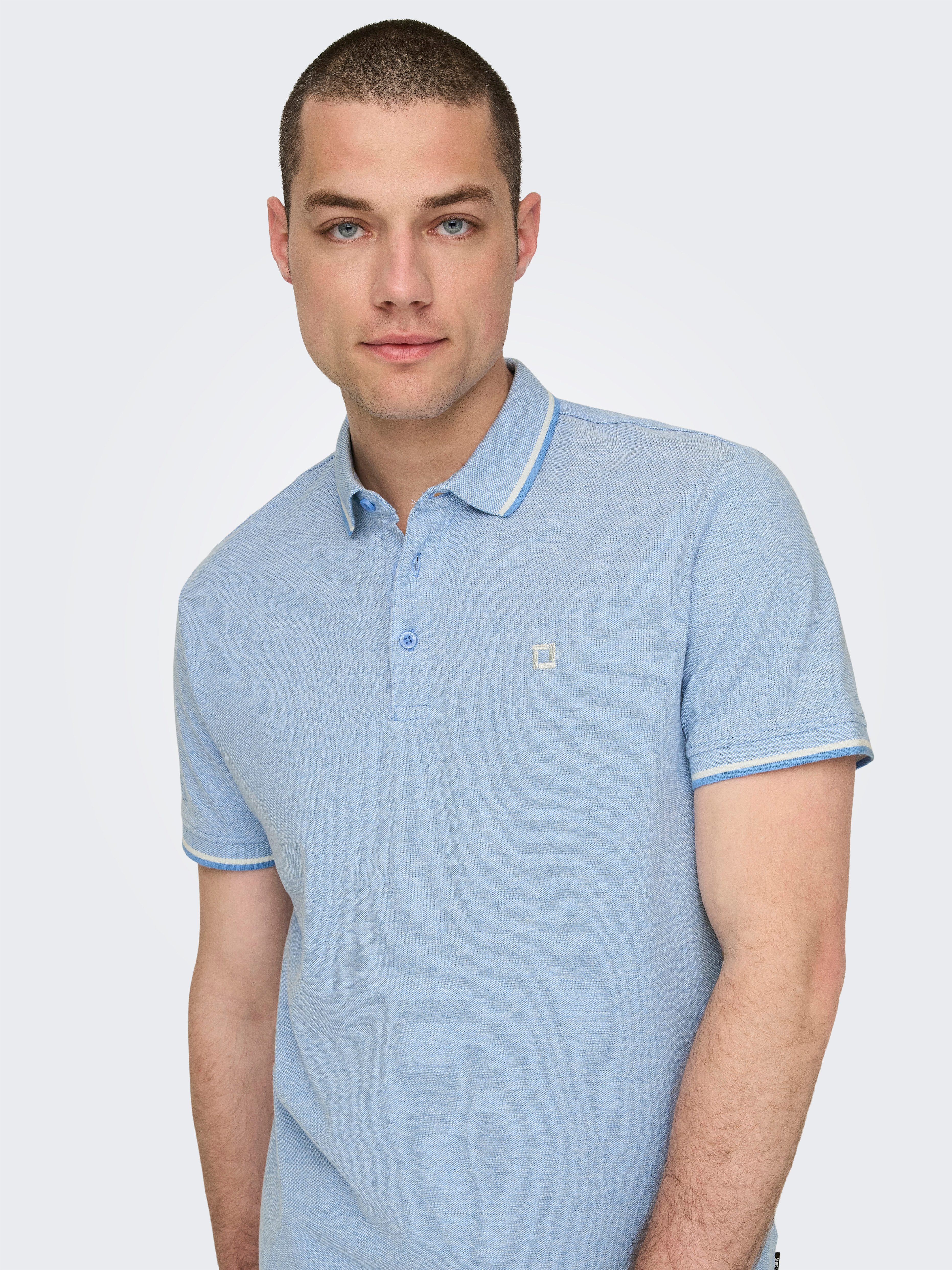 ONLY & SONS Poloshirt ONSFLETCHER SLIM SS POLO NOOS Baumwolle, normal geschnitten