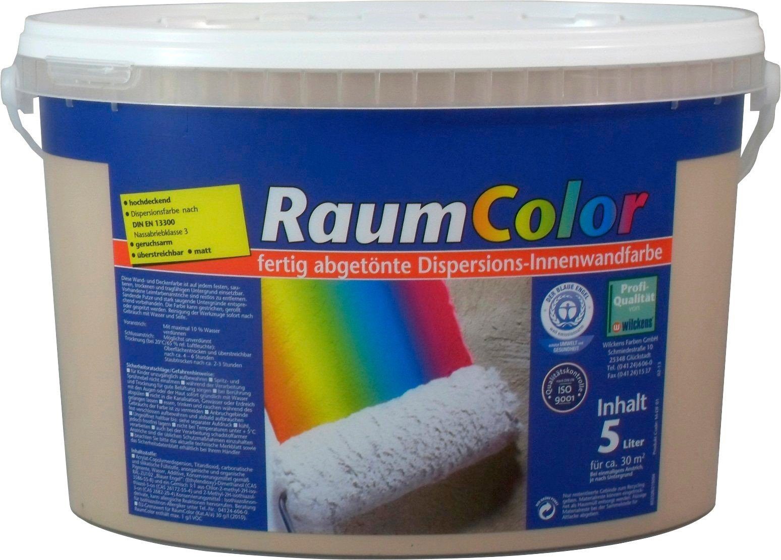 Farben RaumColor matt Deckenfarbe Felsgrau Wilckens und Wand-