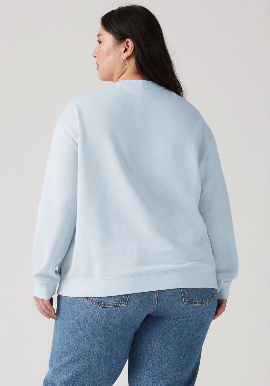 Levi's® Plus Sweatshirt PL GR EVERYDAY CREW mit Batwing-Logo mit Rosenprint