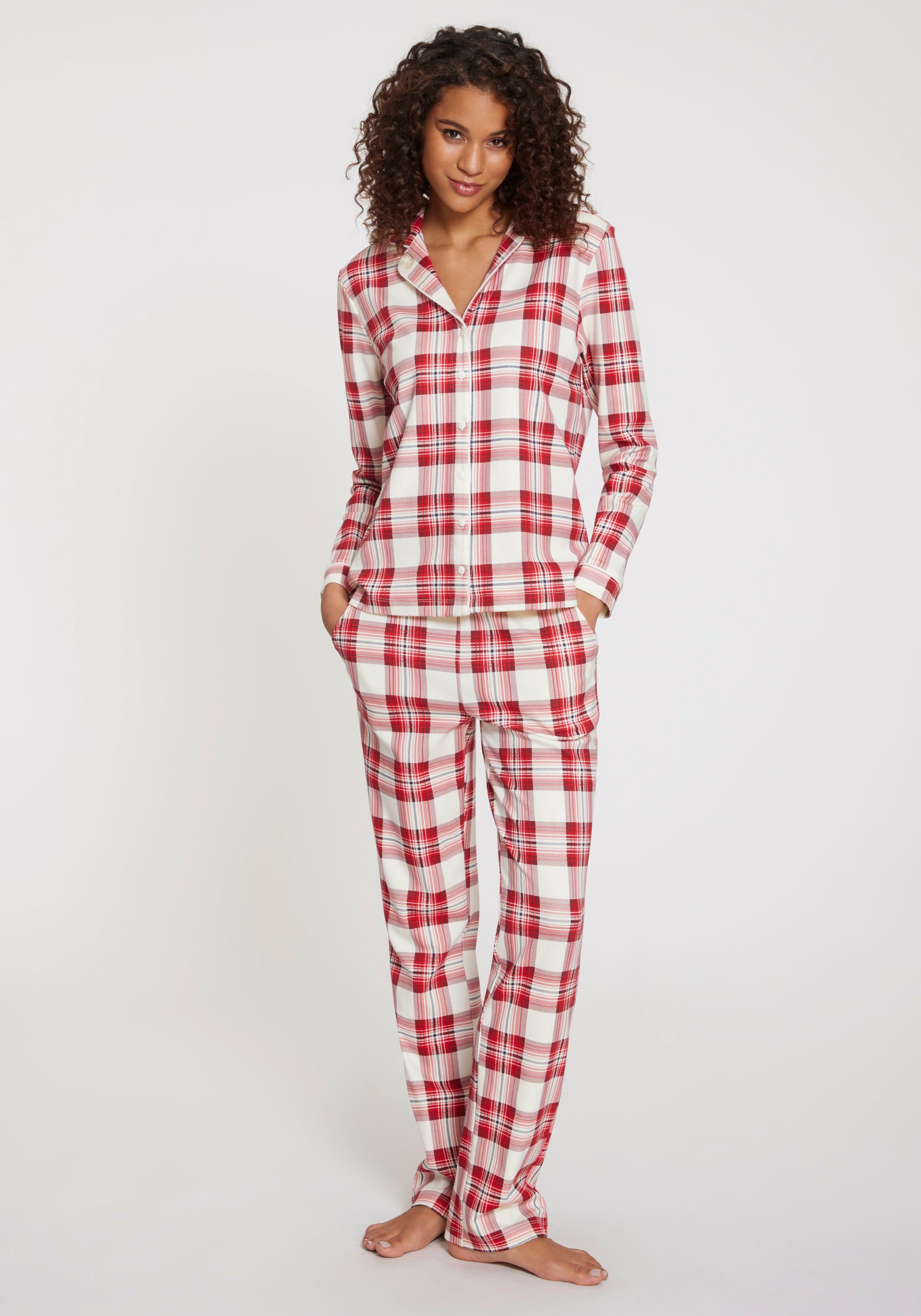 LASCANA Pyjama (Set, 3-teilig) incl. Schlafmaske günstig online kaufen