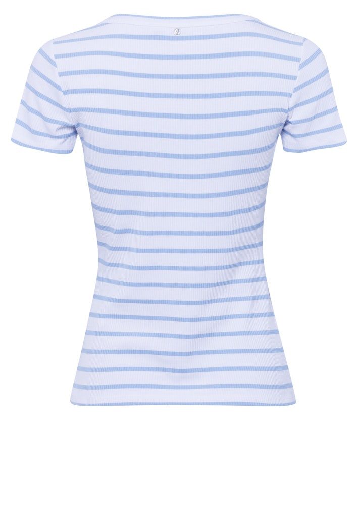 MARC AUREL Kurzarmshirt Shirts white varied günstig online kaufen