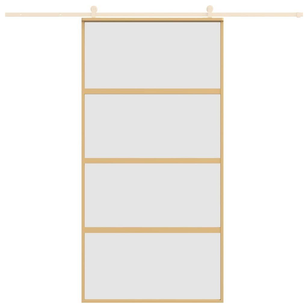 vidaXL Haustür Schiebetür Golden 102,5x205 cm günstig online kaufen
