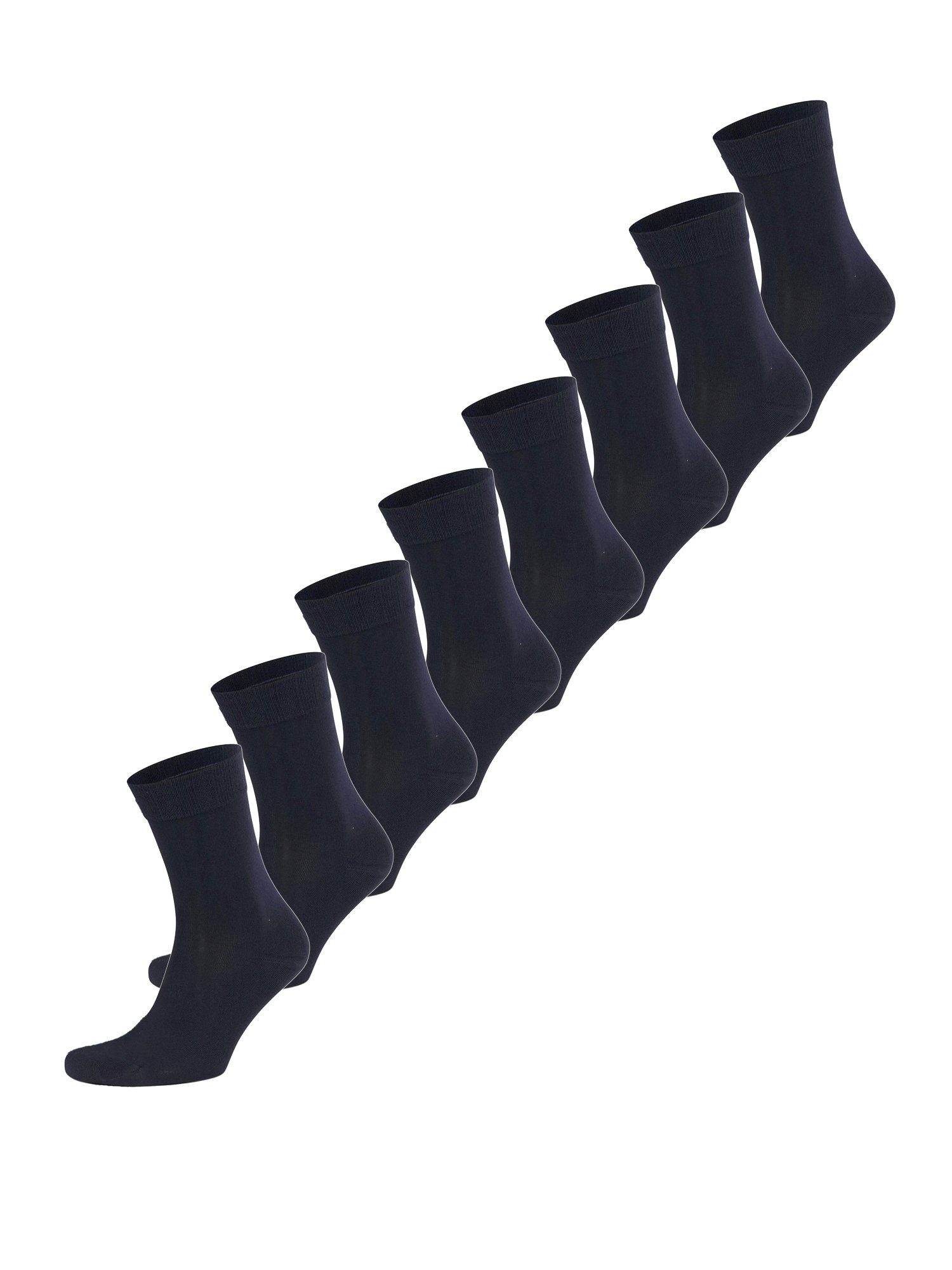 Nur Die Basicsocken Komfort (8-Paar) günstig Bund maritim uni Socken