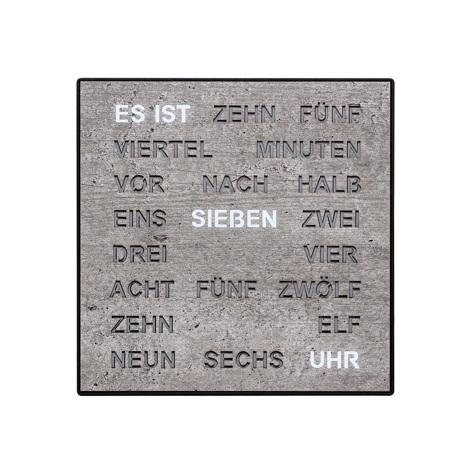 FILIUS zeitdesign Wanduhr Wortuhr als Tisch- günstig online kaufen