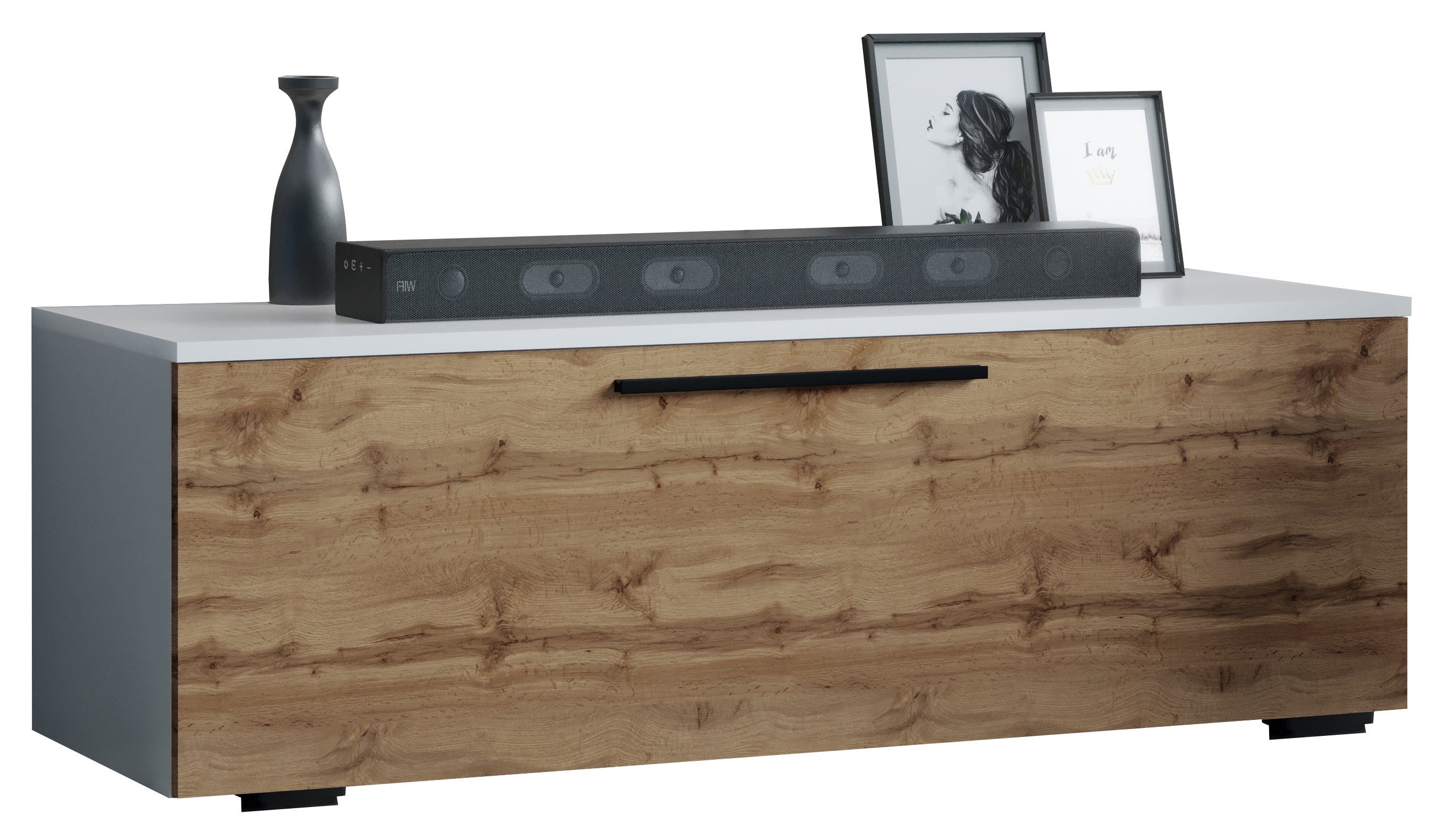 VCM TV-Board Holz TV Lowboard Möbel Fernsehschrank Arila M