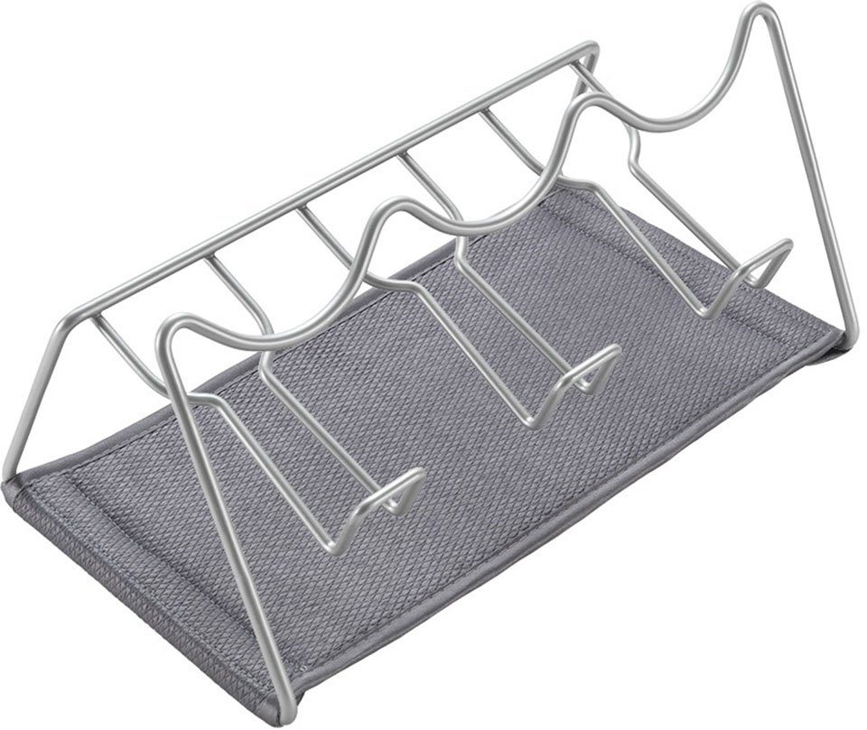 Metaltex Zubehöraufbewahrungsständer Sodatex-3, (Abtropfgestell) für 3 Flaschen