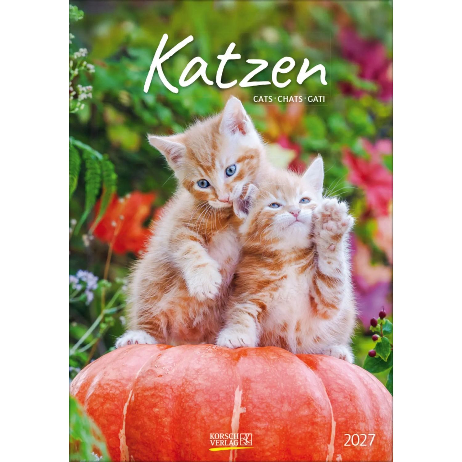 Korsch Verlag Wandkalender Katzen 2027