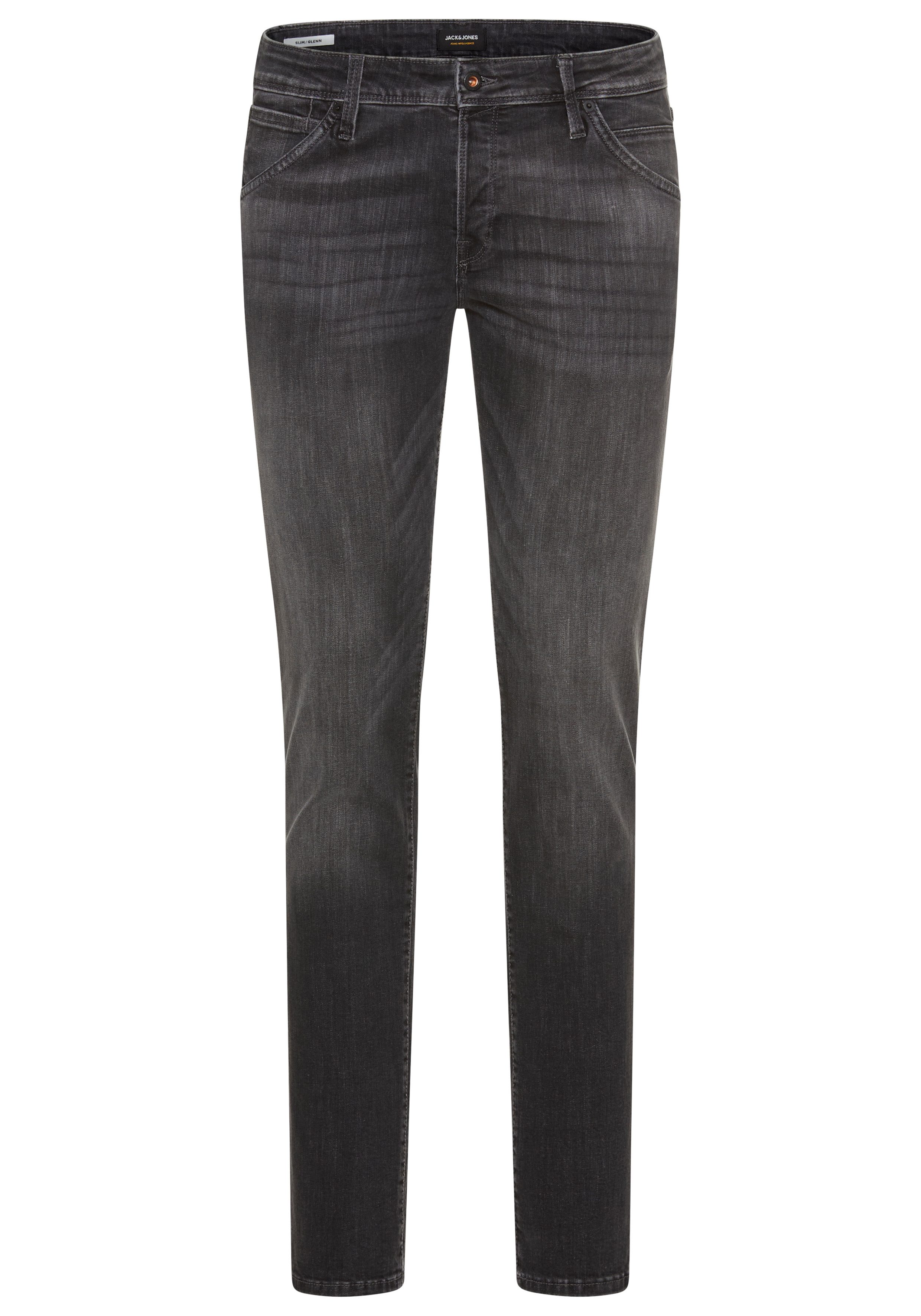 Jack & Jones Slim-fit-Jeans JJIGLENN – Slim-Fit-Jeans mit niedriger Leibhöhe Used, modisch, slim fit, Denim/Jeans – Bild 4 von 5