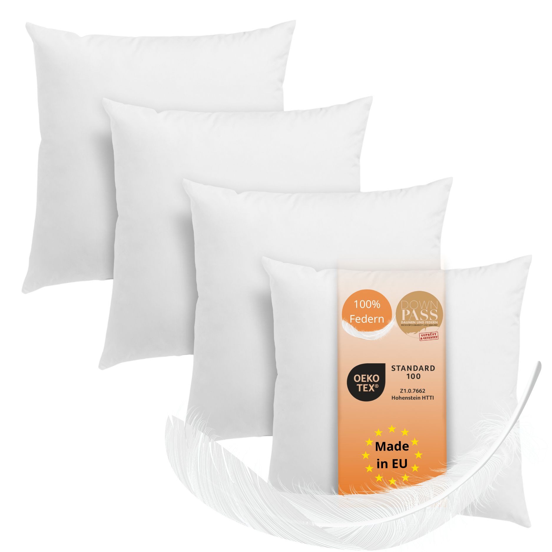 sleepling Federkissen Inlet Sofakissen, Füllung: 100% Federn, Bezug: Baumwo günstig online kaufen