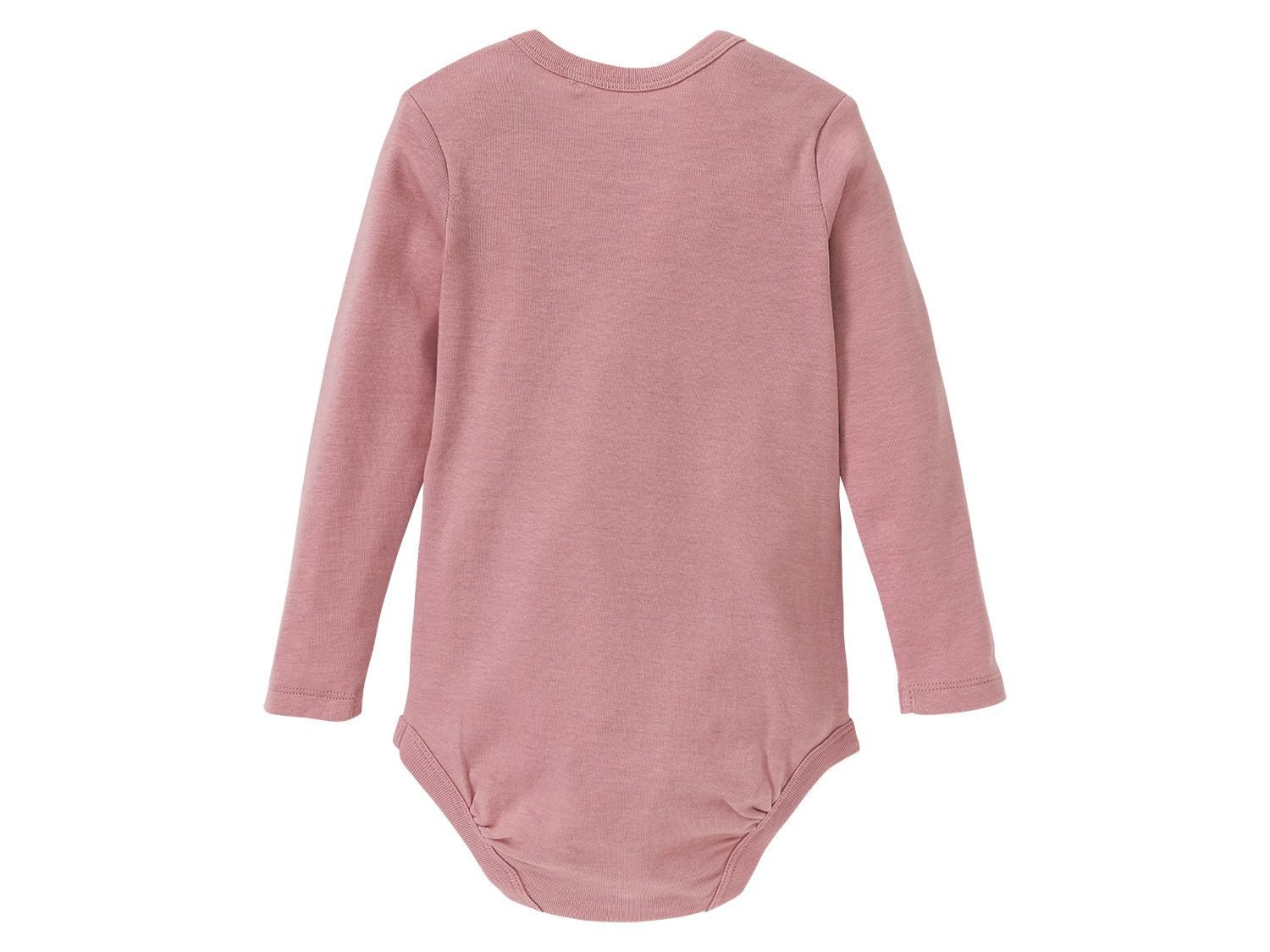 lupilu Body 2er Set Baby Body (2-tlg., Bio Baumwolle) Druckknöpfe auf der Vorderseite