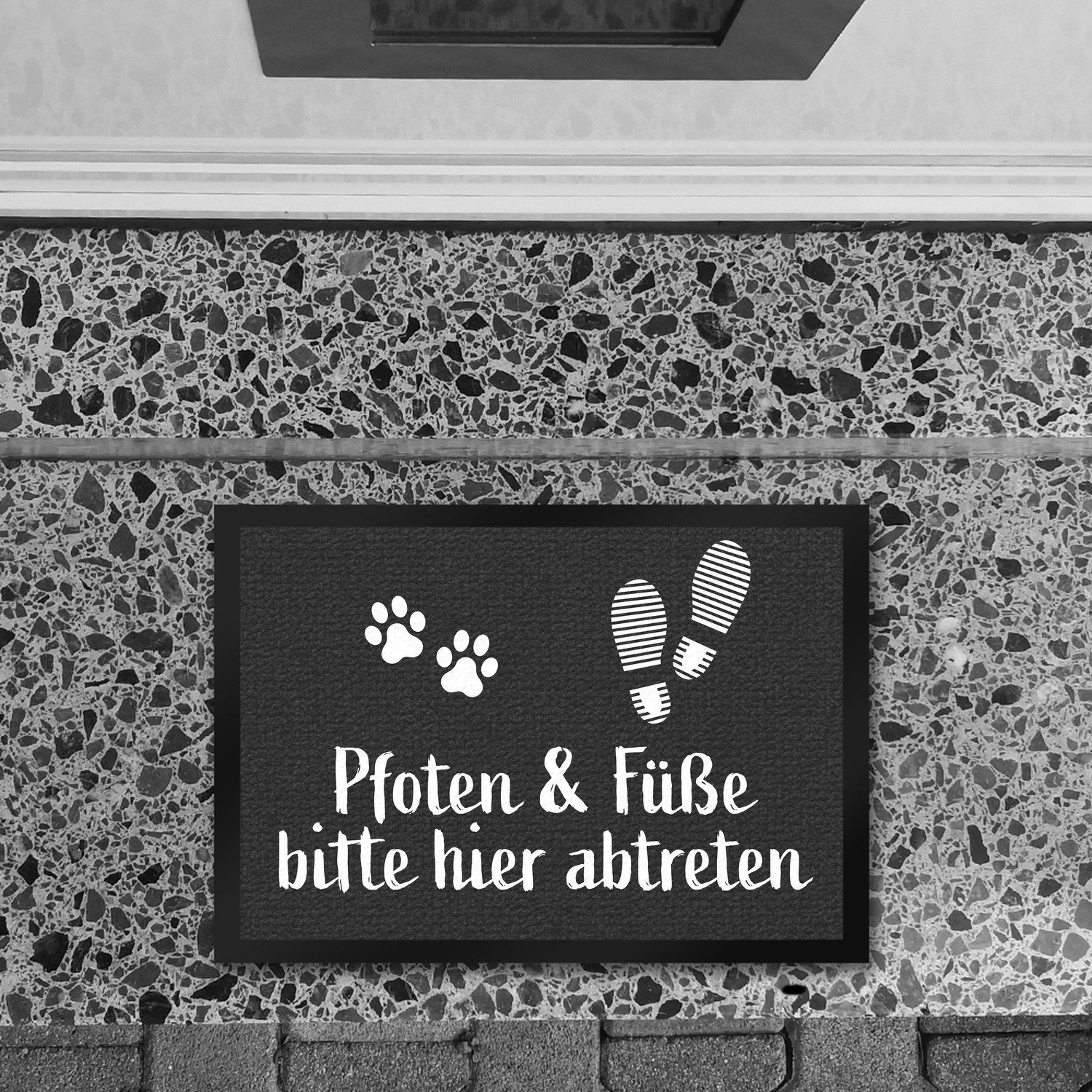 speecheese Fußmatte Pfoten und Füße bitte günstig online kaufen