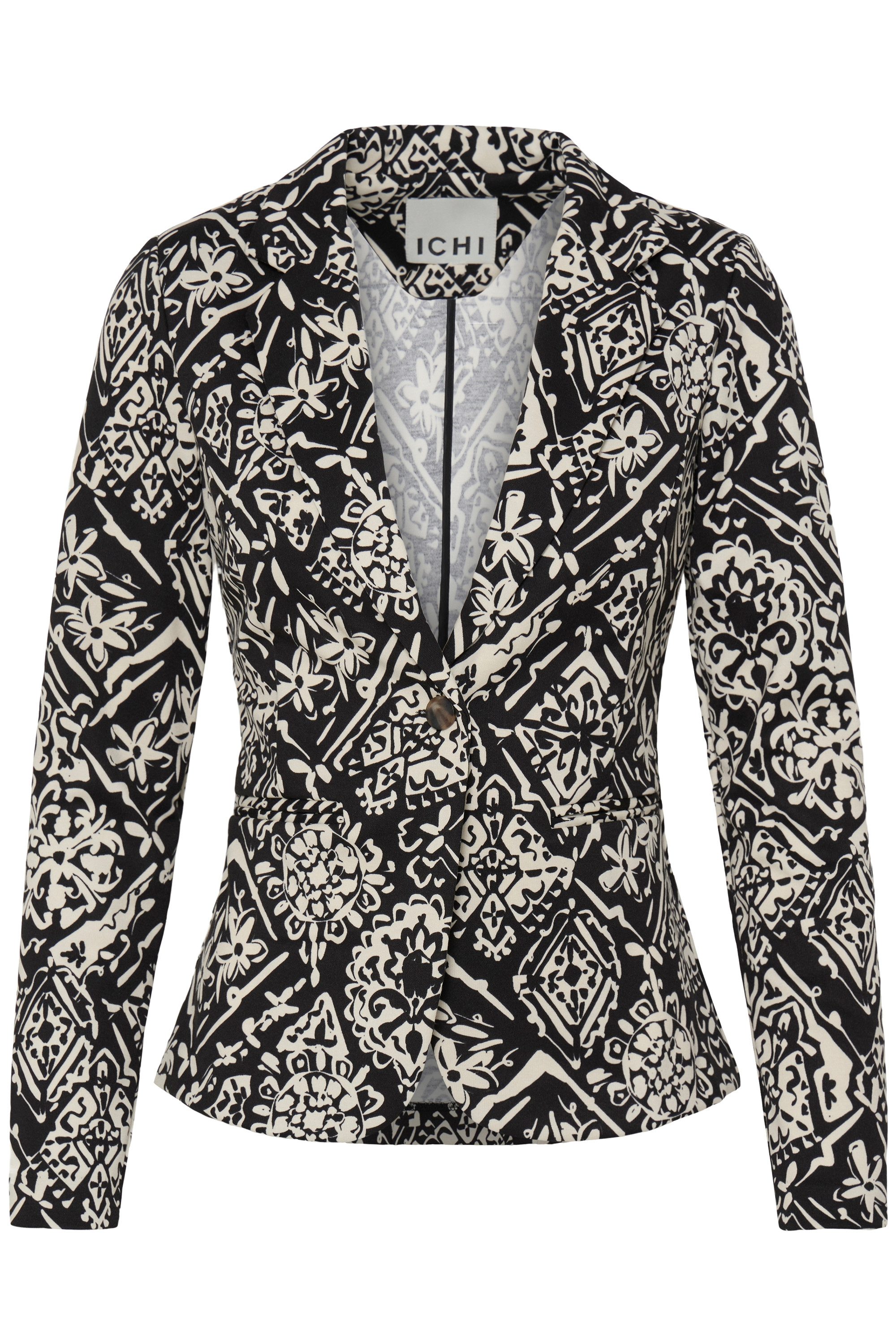 BLACK GRAPHIC PATCHWORK