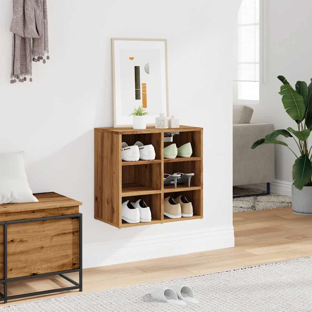 vidaXL Schuhschrank Schuhschrank Artisan-Eiche 52x30x50 cm günstig online kaufen