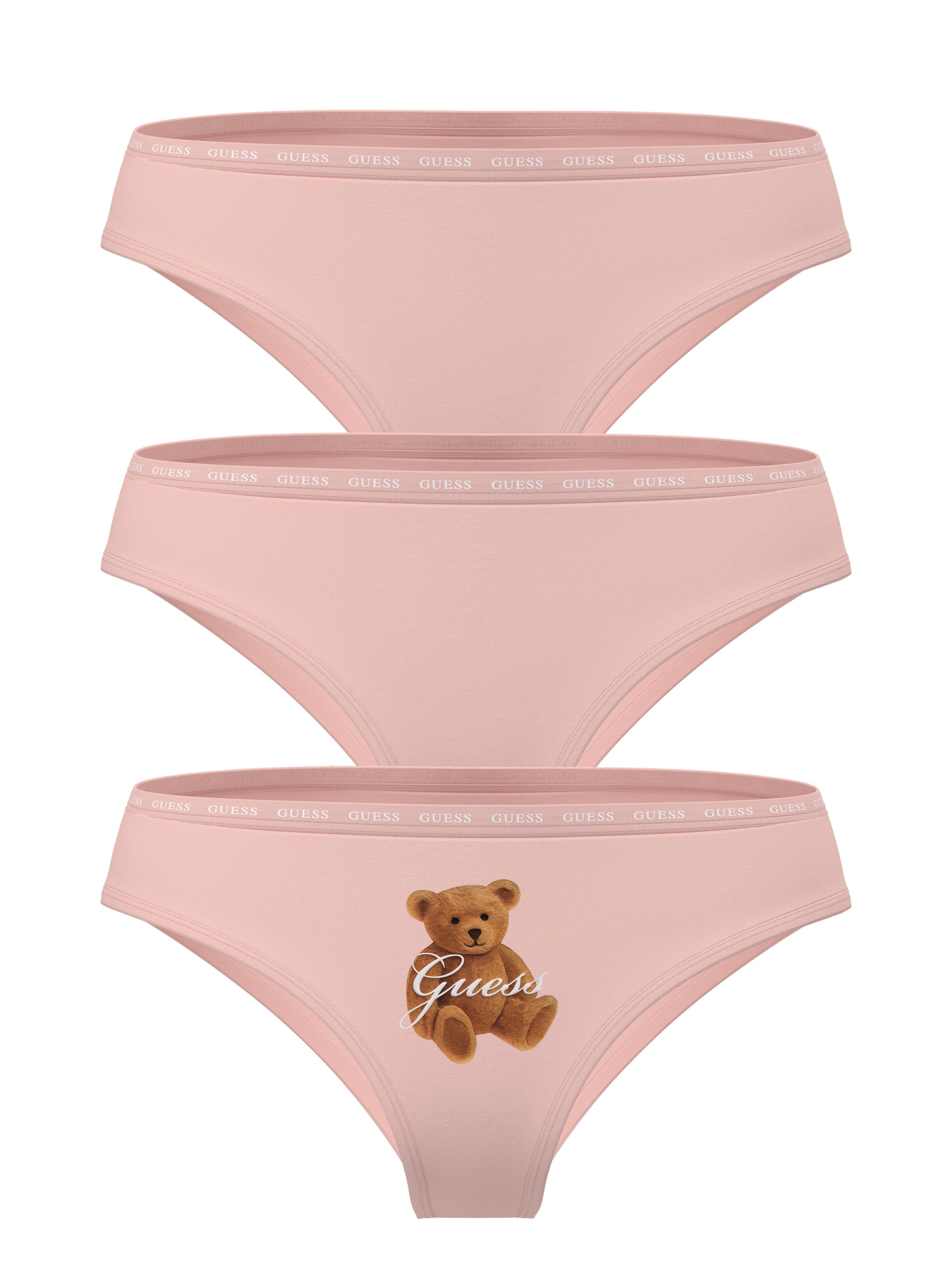Guess Slip ARIA 3 PACK COTTON BRIEF (Packung, 3-St) mit Print und Logobund