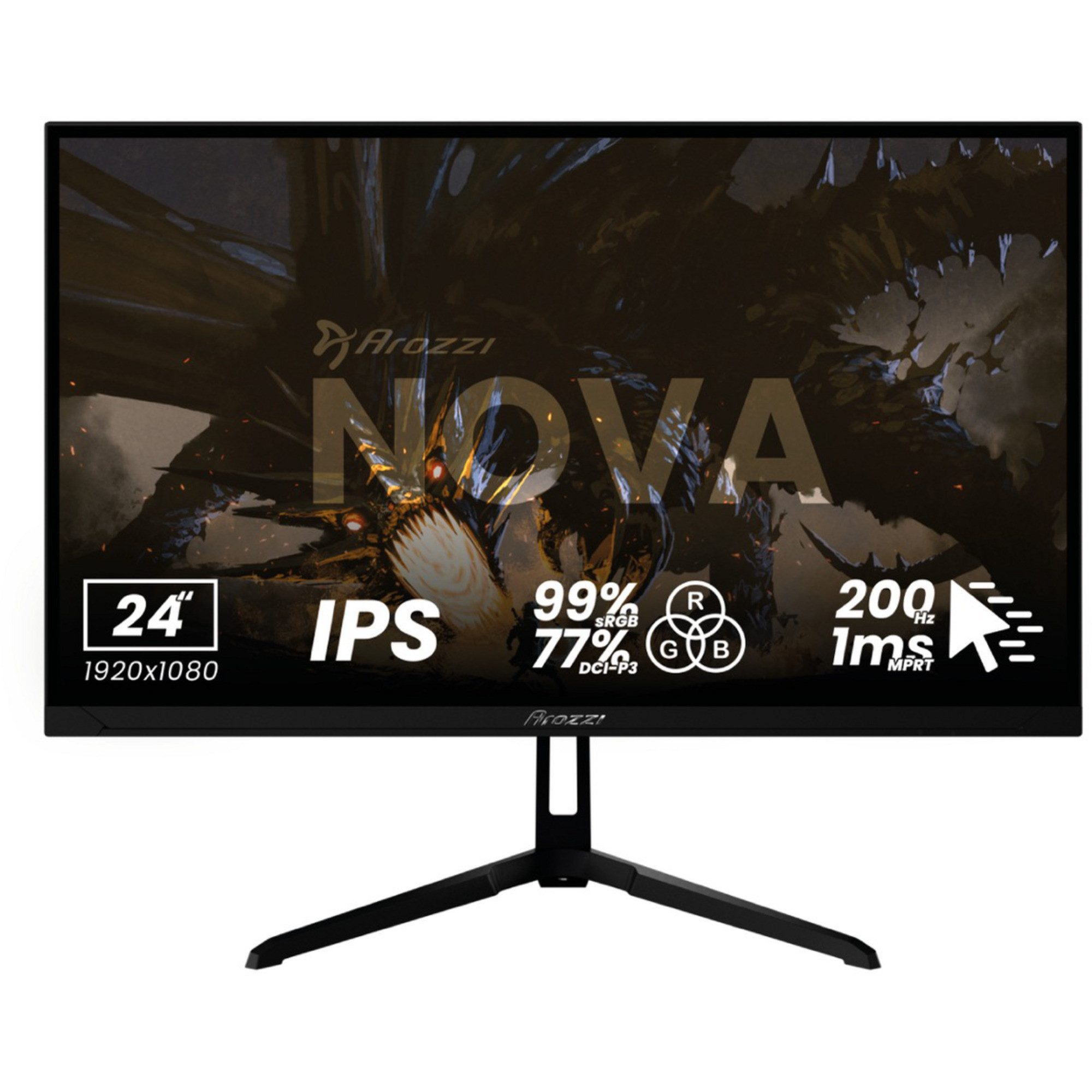 Arozzi Arozzi Nova 24T1K200, Gaming-Monitor, (FullHD, TFT-Monitor (1920 x 1080 px)