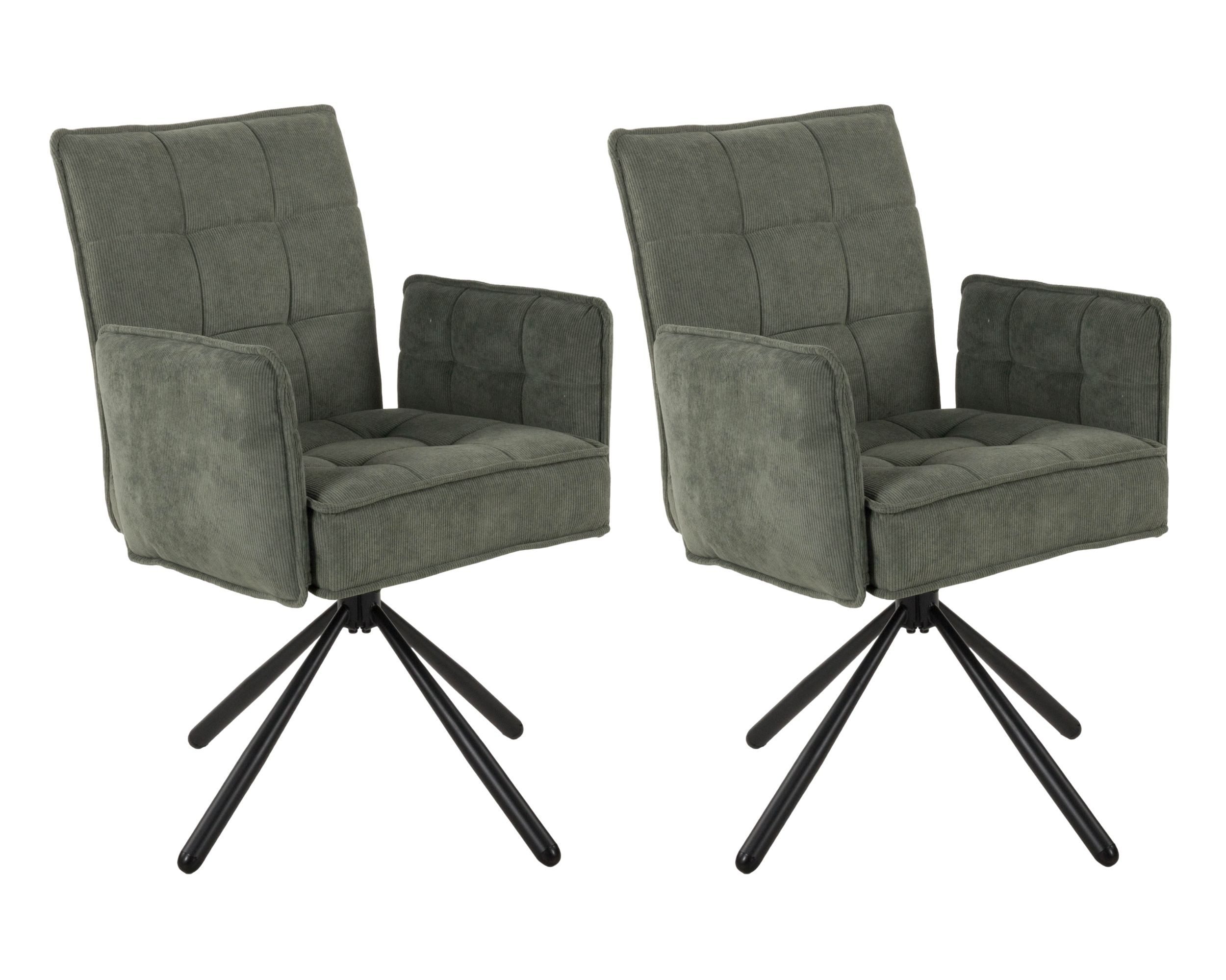 Duo Collection Polsterstuhl Esszimmerstuhl Nola (2er günstig online kaufen