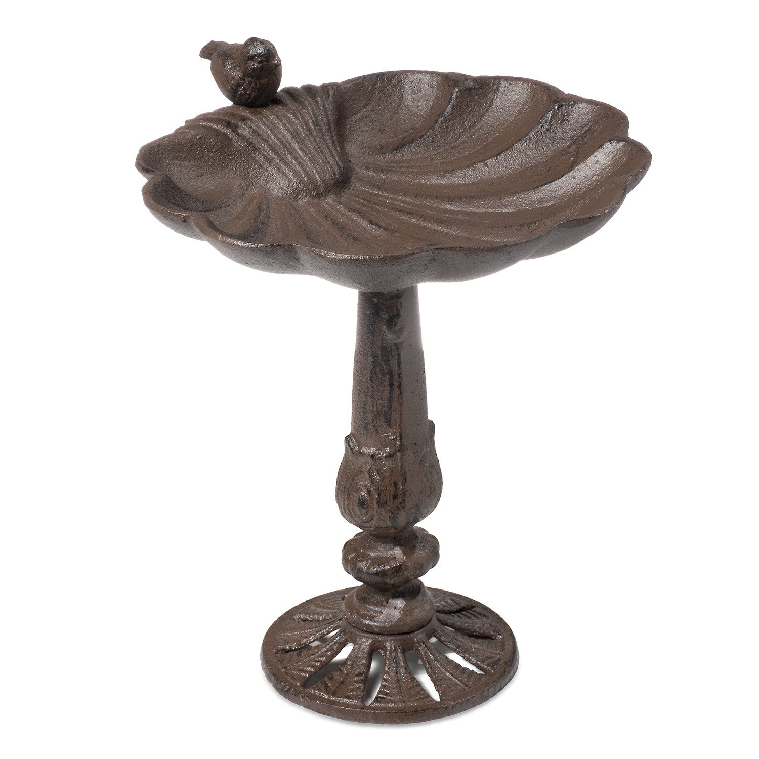 Moritz Vogeltränke Vogelbad Gußeisen Muschelform