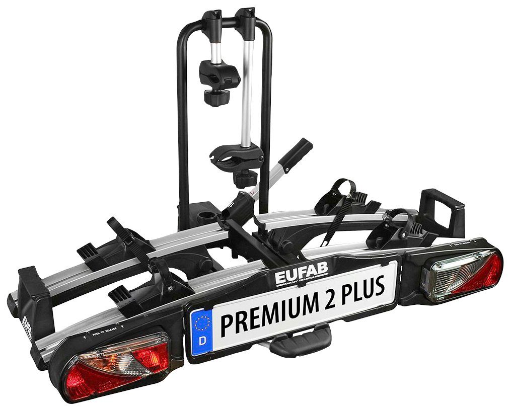 EUFAB Kupplungsfahrradträger PREMIUM 2 PLUS, für max. 2 Räder, abschließbar