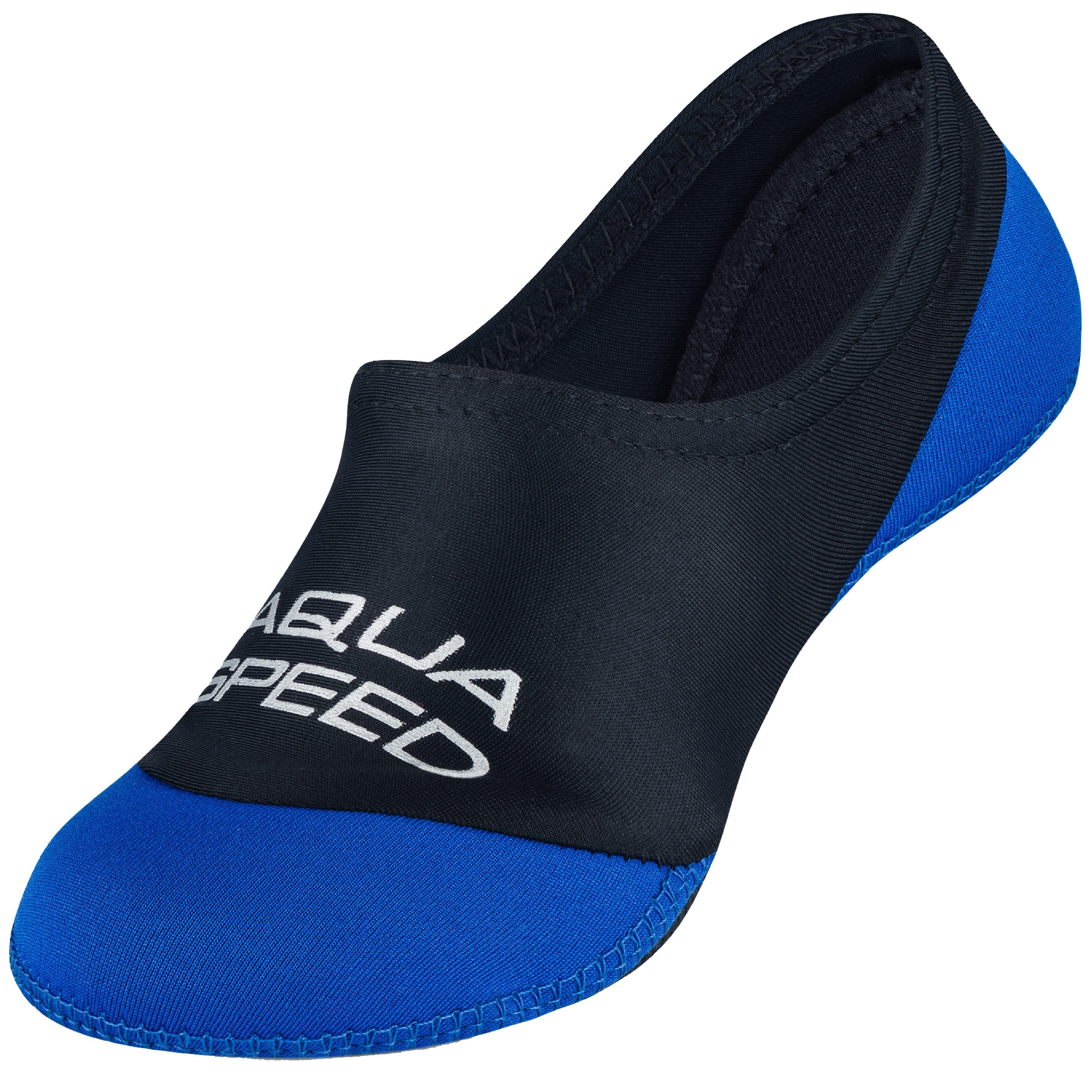 Aqua Speed Aqua-Schwimmsocken Kinder 36/37 – Wärmend & elastisch für Wasser Wasserschuh (Strandsocken mit flexiblem Sitz – wasserfest & schnelltrocknend, Neopren Wassersocken Schwimmaccessoires) Neopren-Socken in Blau – Bequem & sicherer Halt