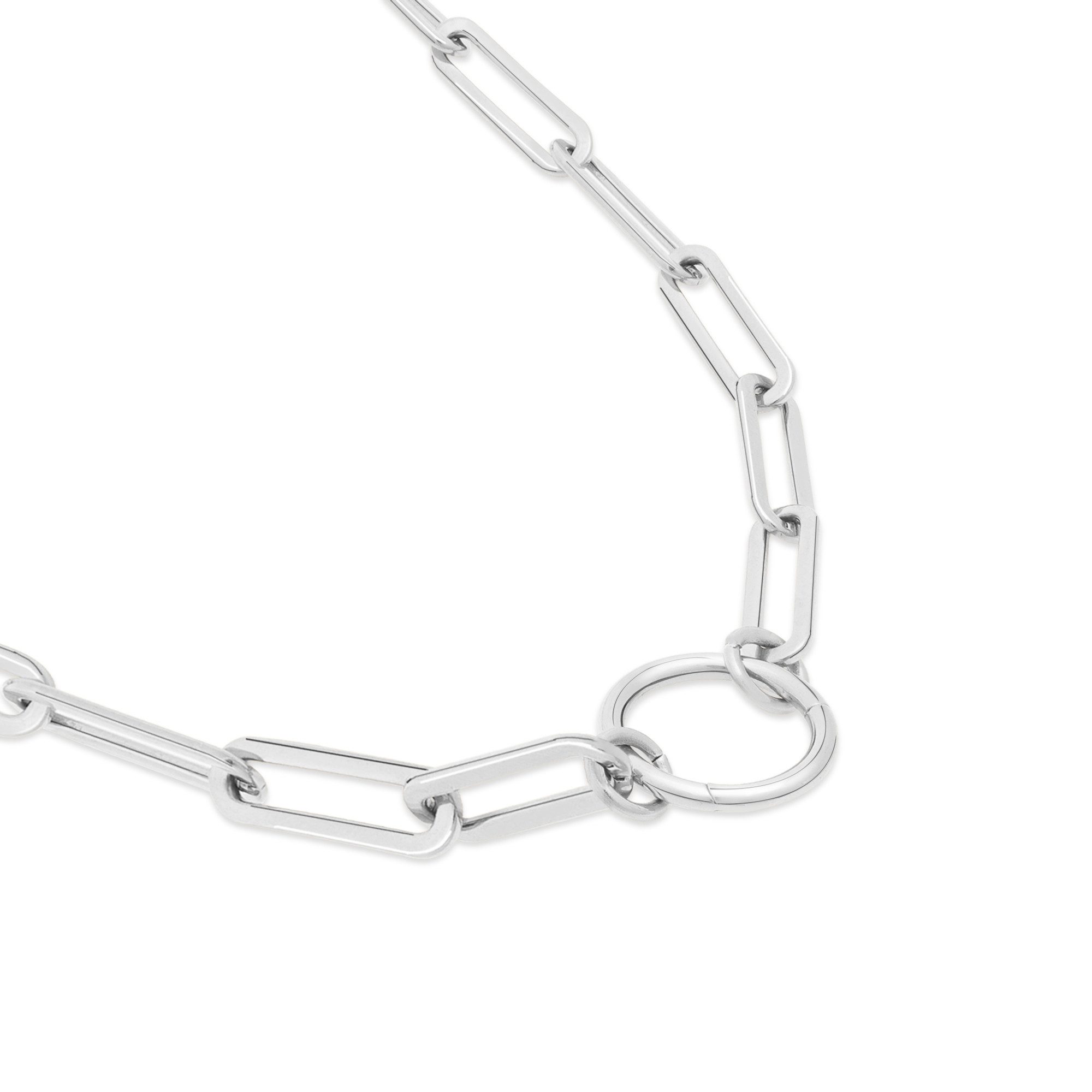 Tamaris Charm-Kette Schmuck Geschenk Edelstahl Charm Halskette The Link Chain