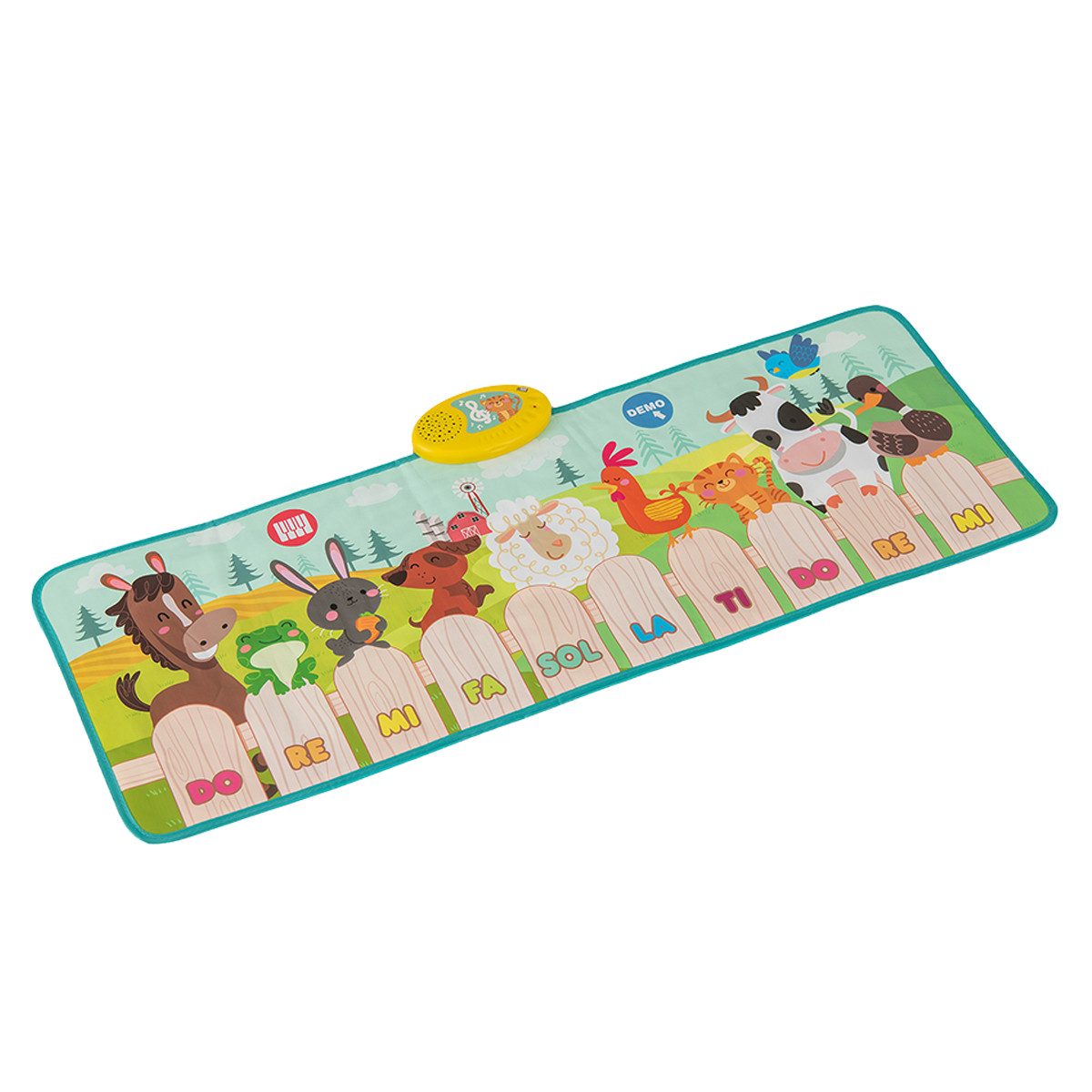 COSTWAY Spielmatte, Musikmatte Kinder, Klaviermatte, 95 x 36 cm