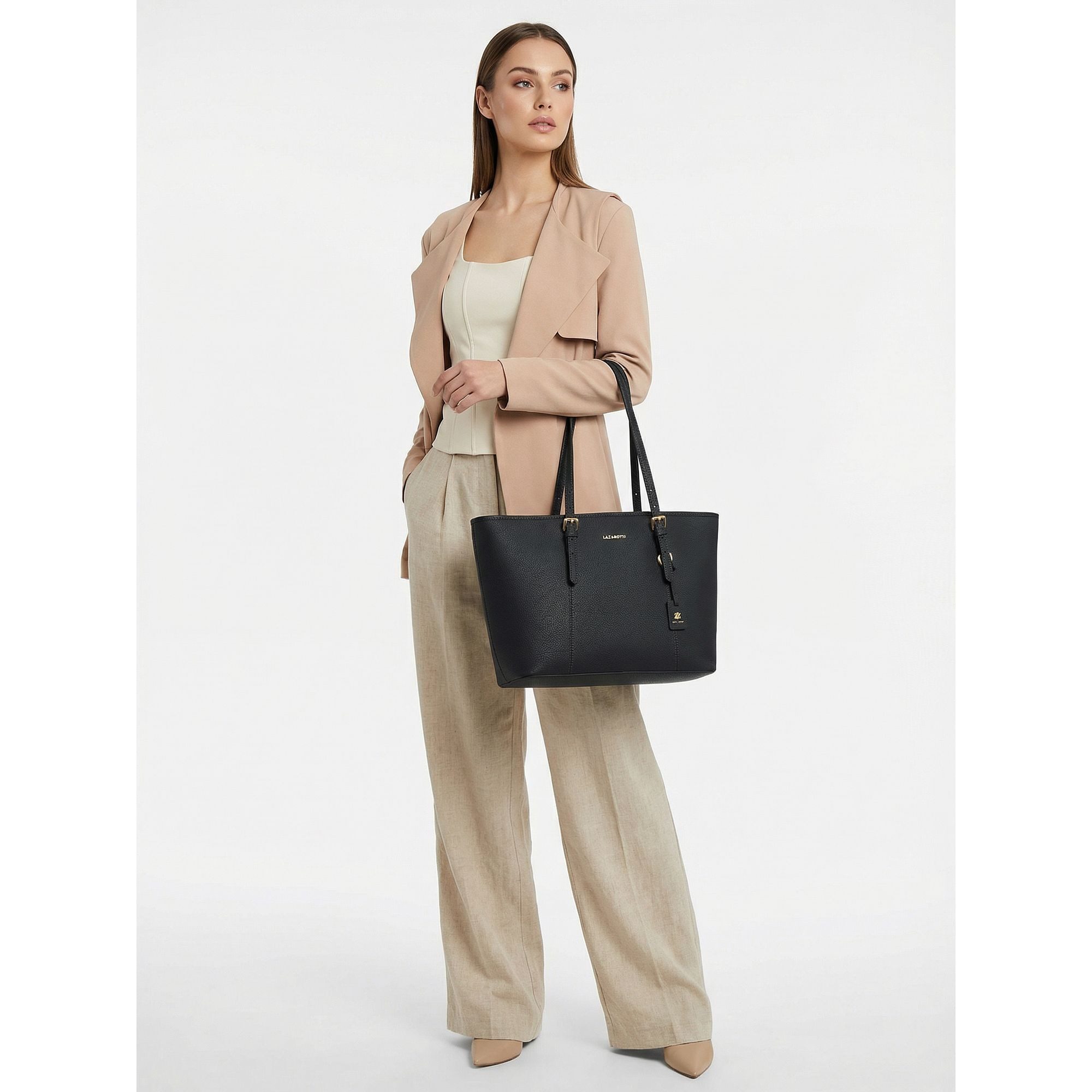 Lazarotti Shopper Bologna Leather, Leder