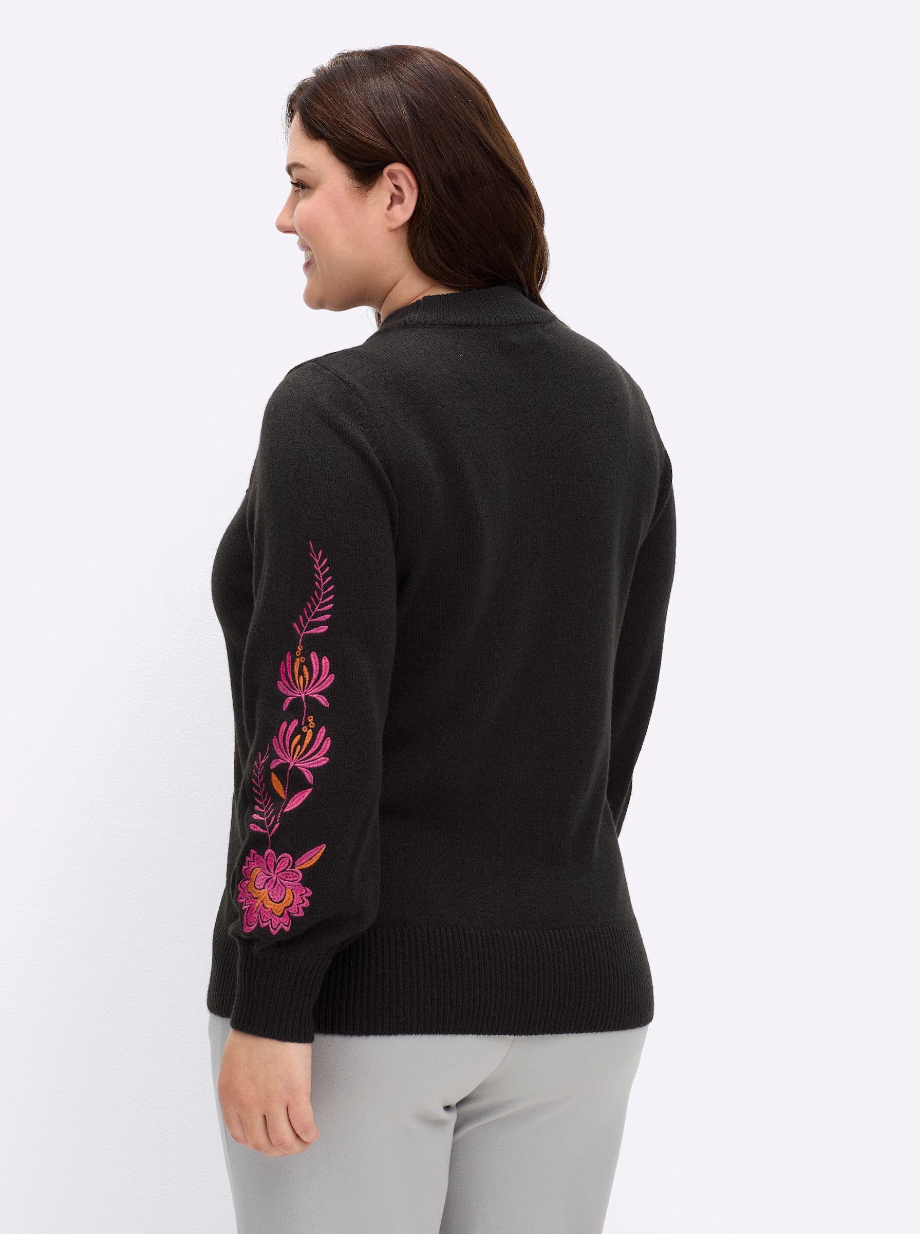sheego by Joe Browns Strickpullover Pullover Langarm Jersey